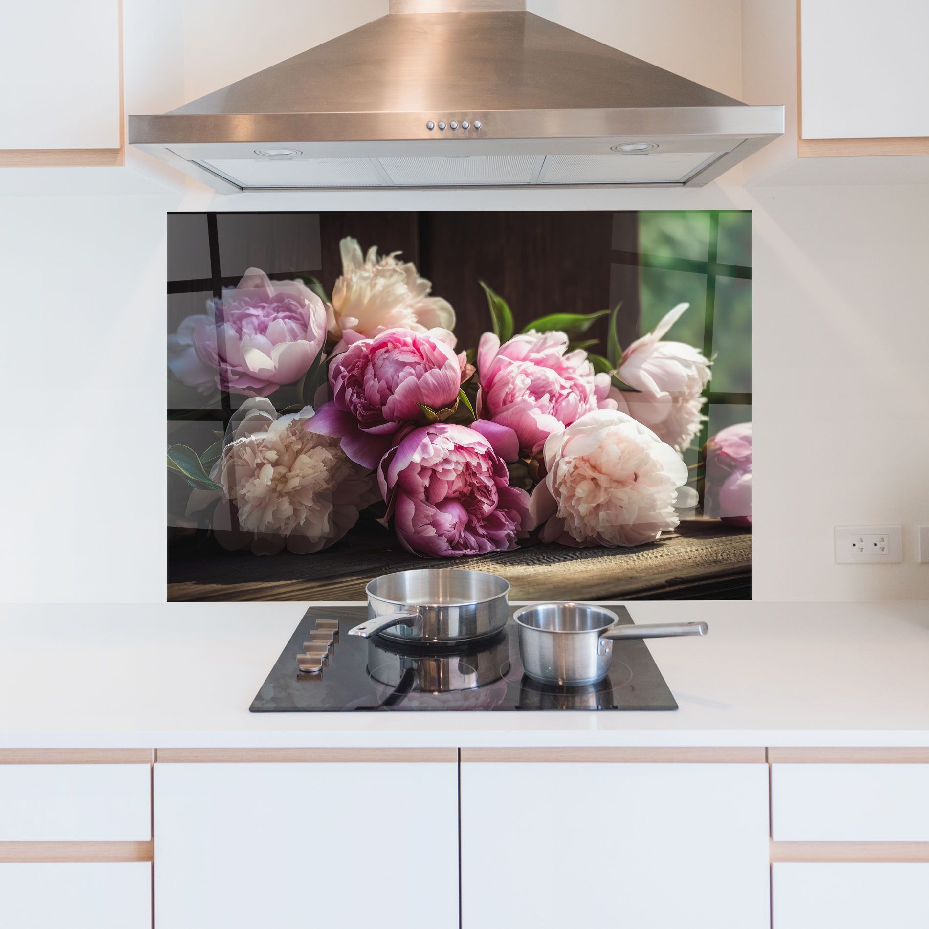 Peonies On The Table mockup 5