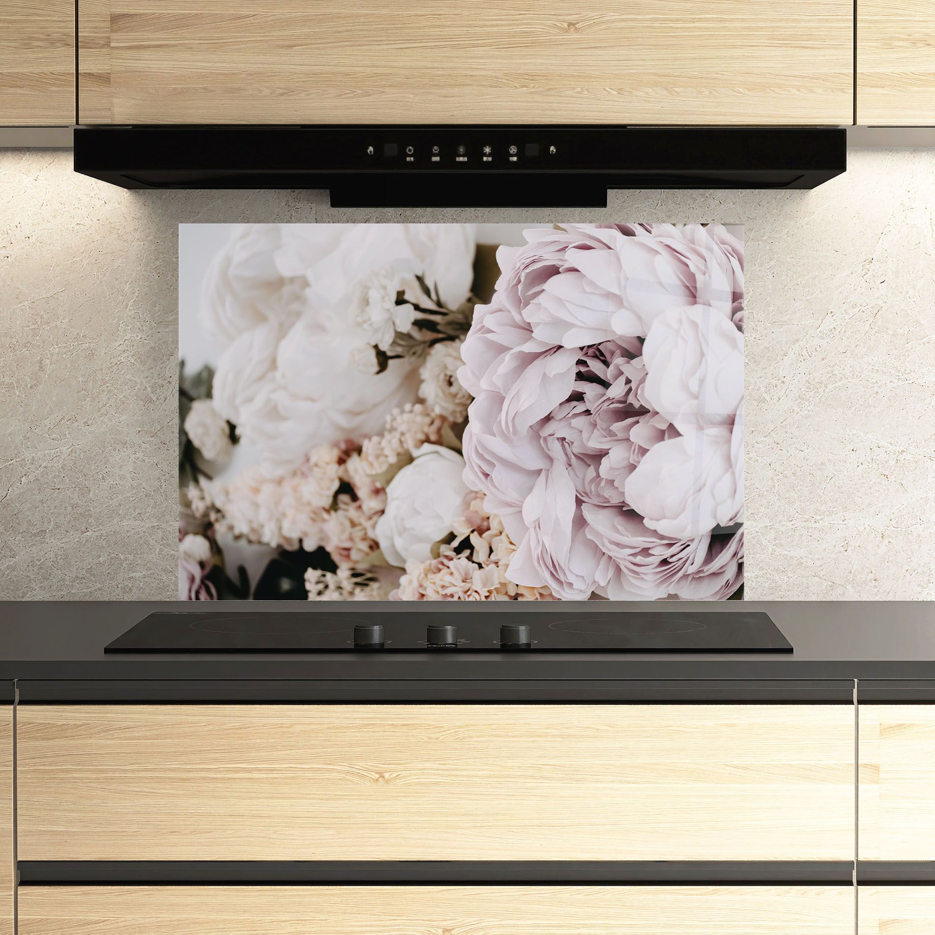 Grey Peony Bouquet mockup 3