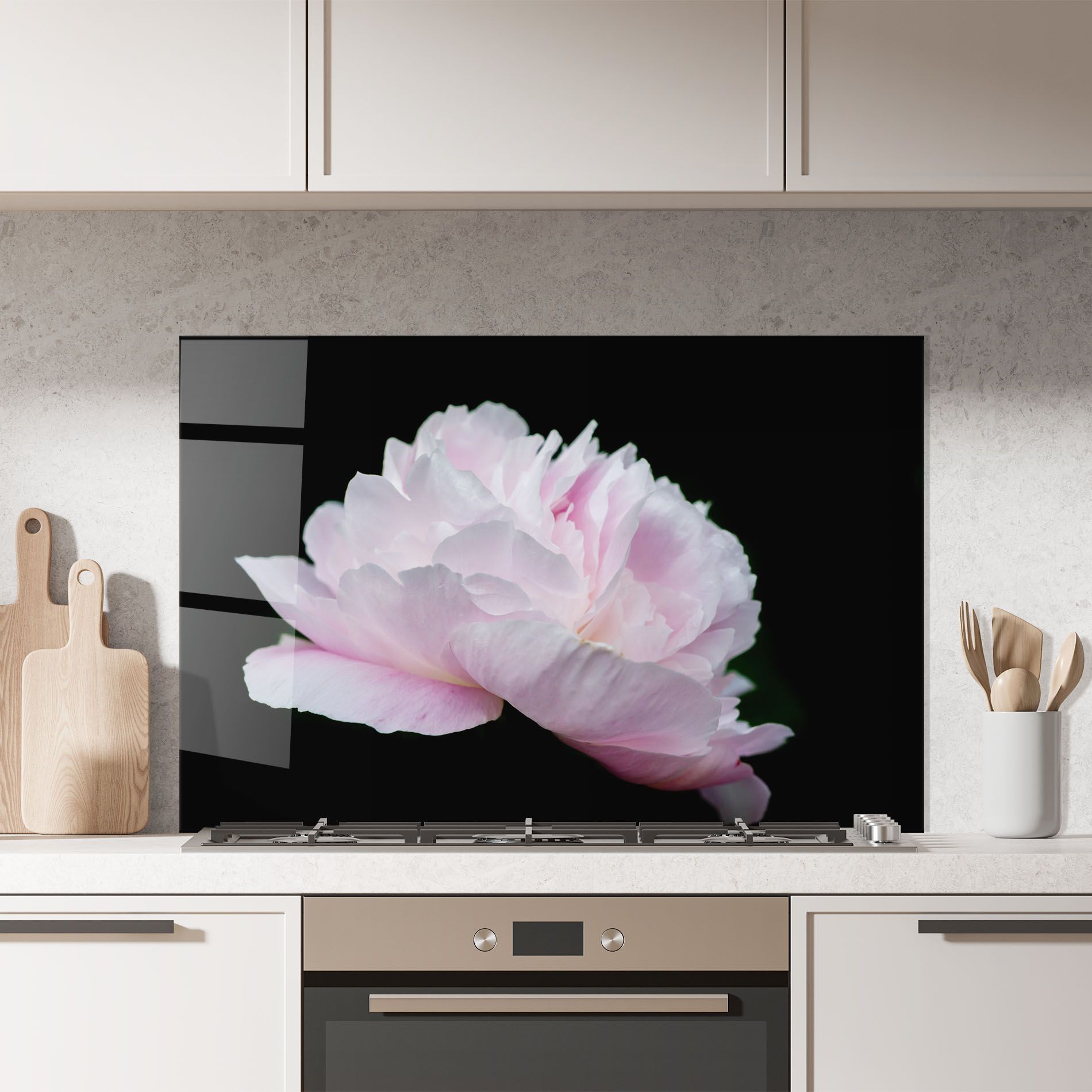 Pastel Peony On Black mockup 7