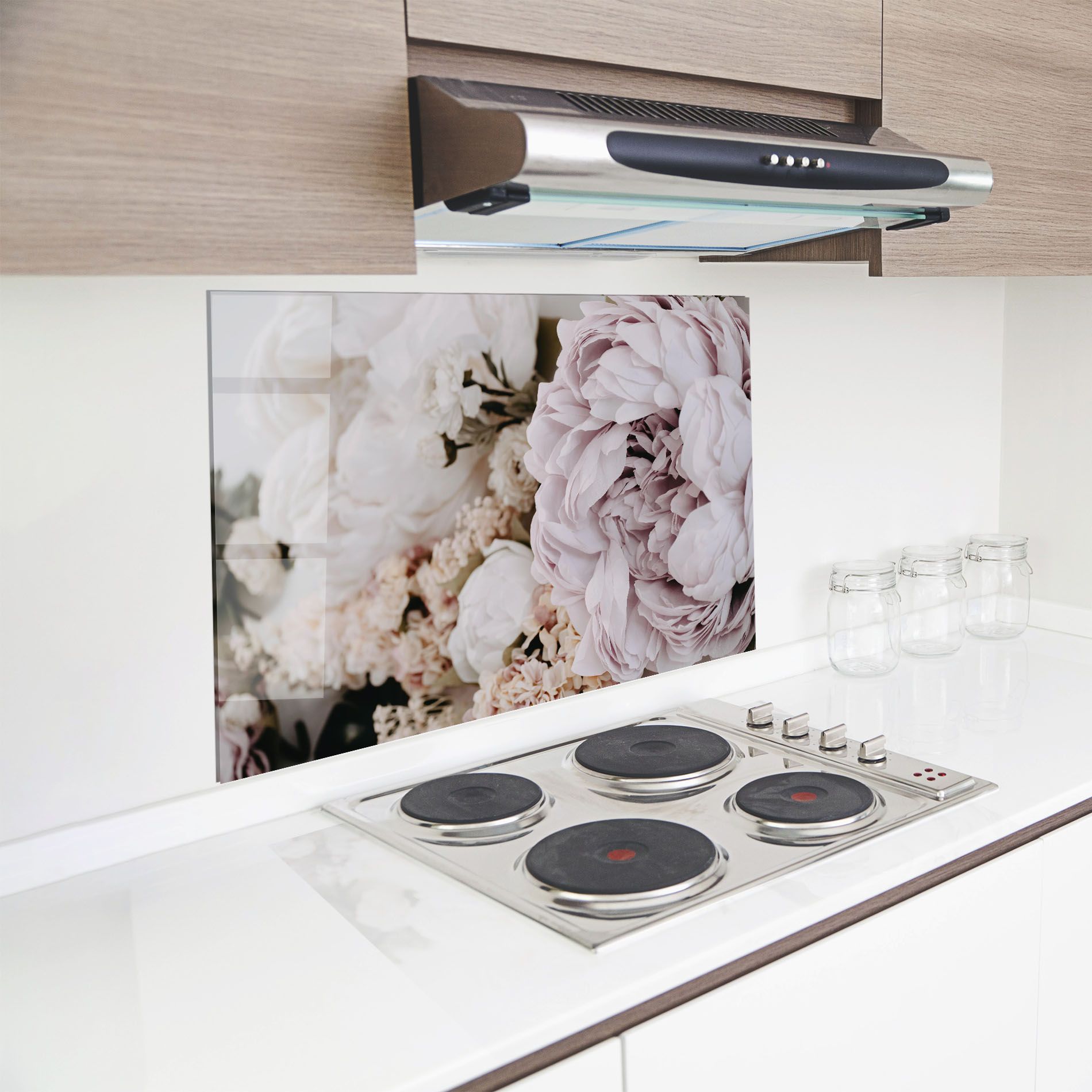 Grey Peony Bouquet mockup 8