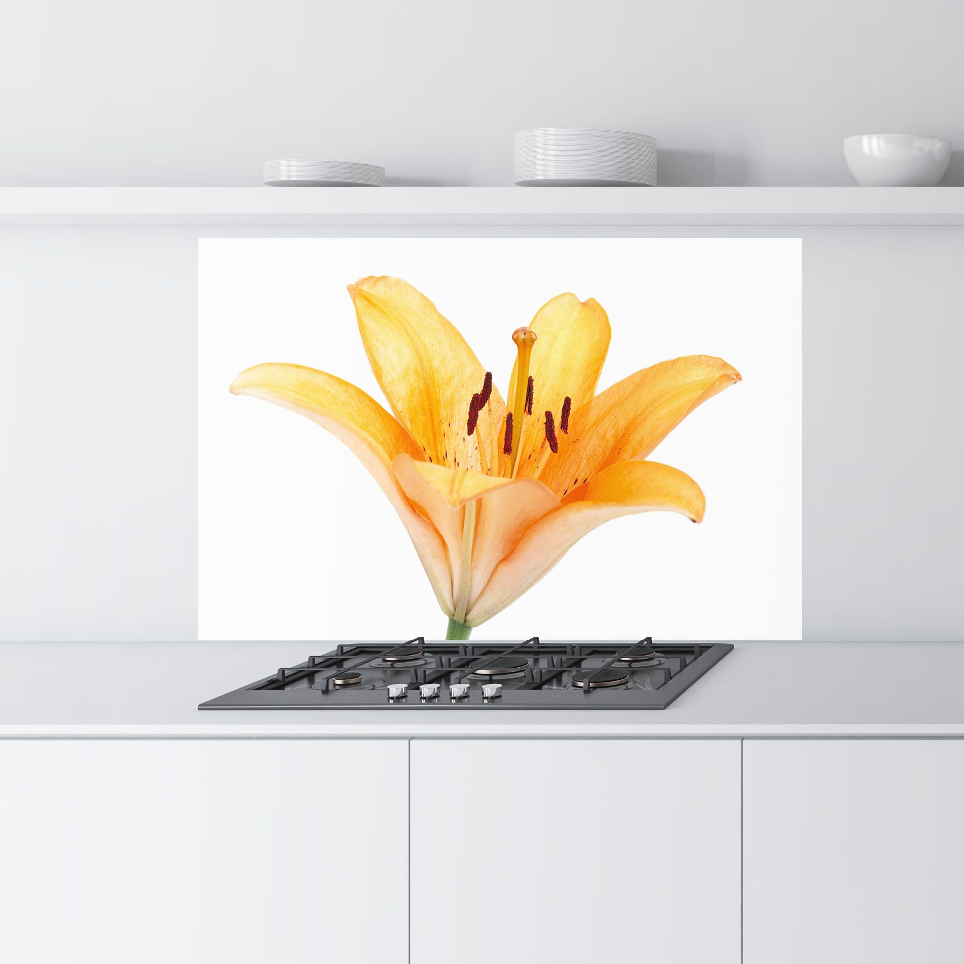 Yellow With Orange Lily mockup 9