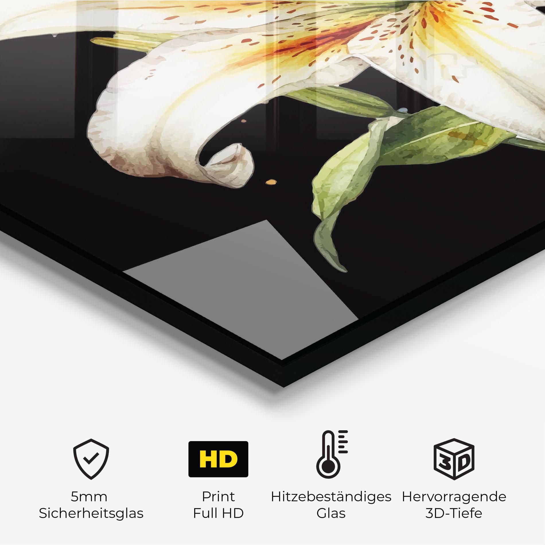 Beautiful White Lily mockup 2