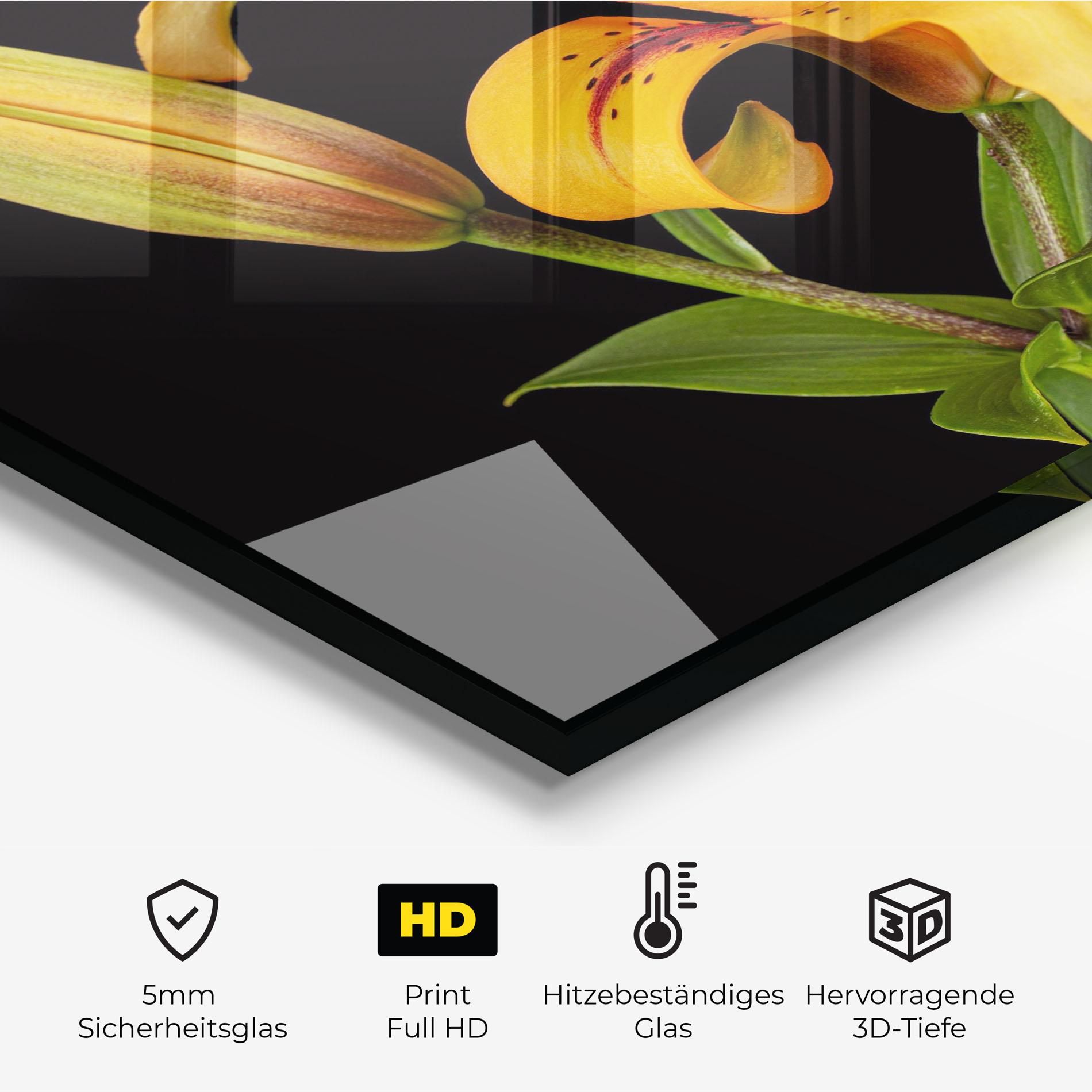 Beautiful Yellow Lily mockup 2