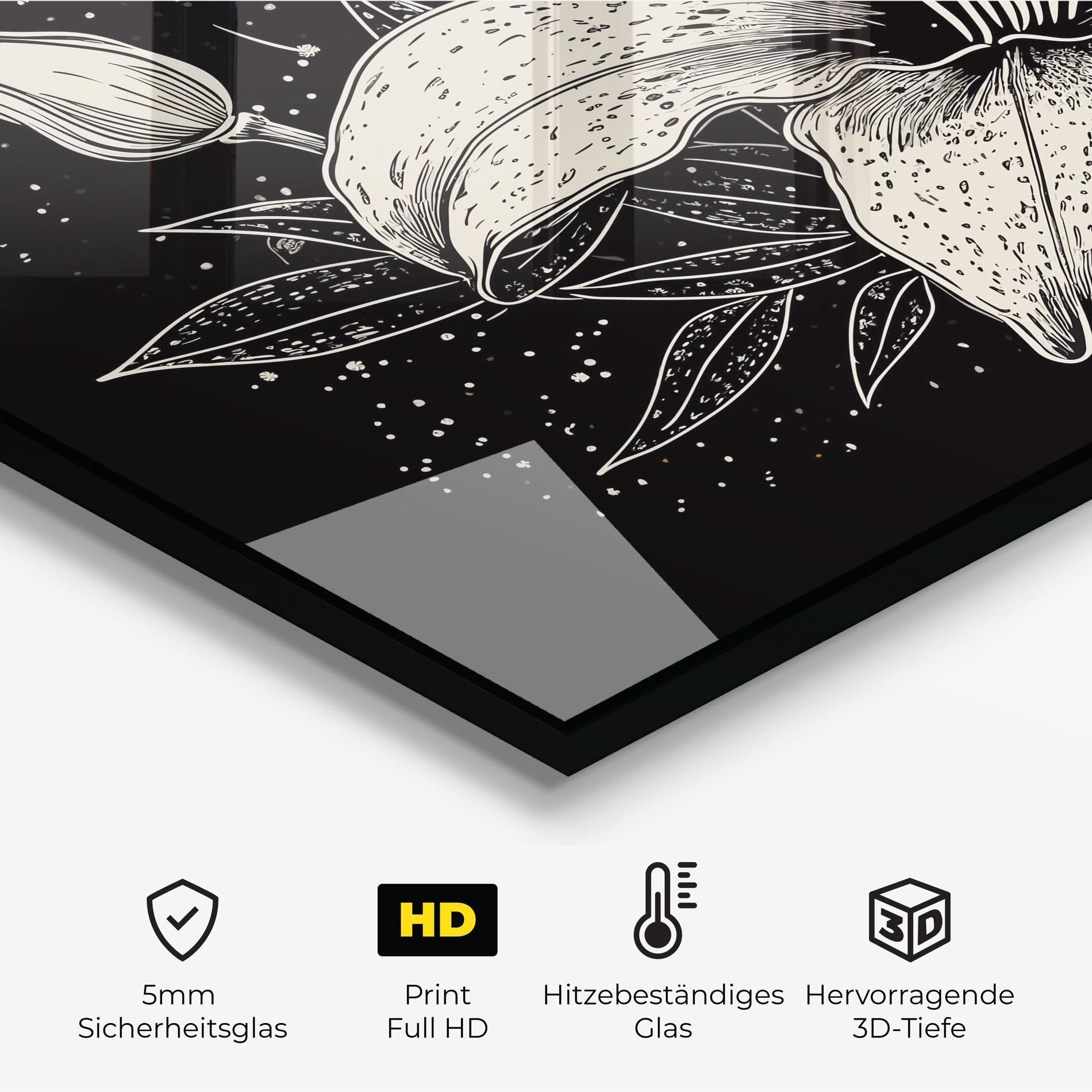 Cream Black Lily mockup 2