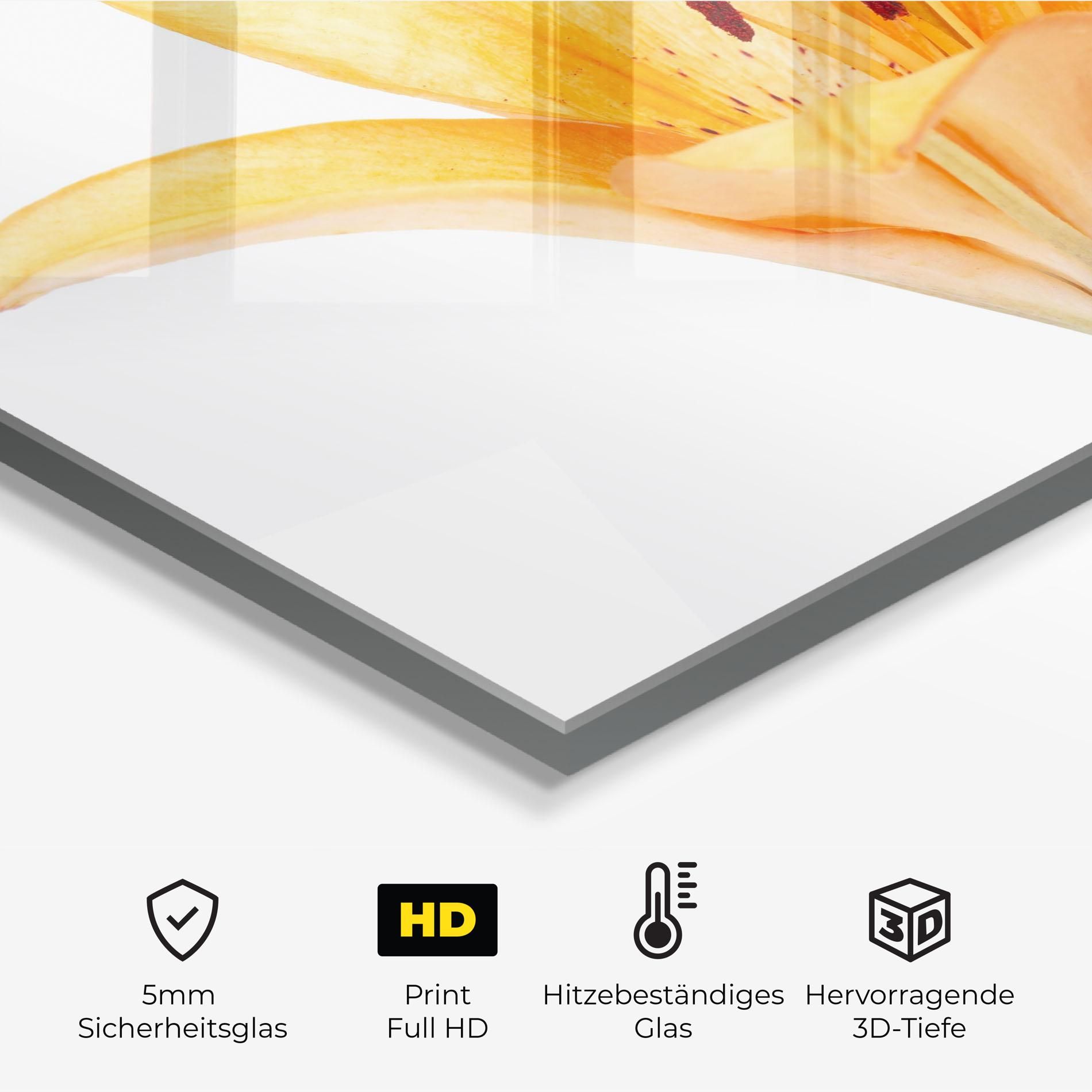 Yellow With Orange Lily mockup 2