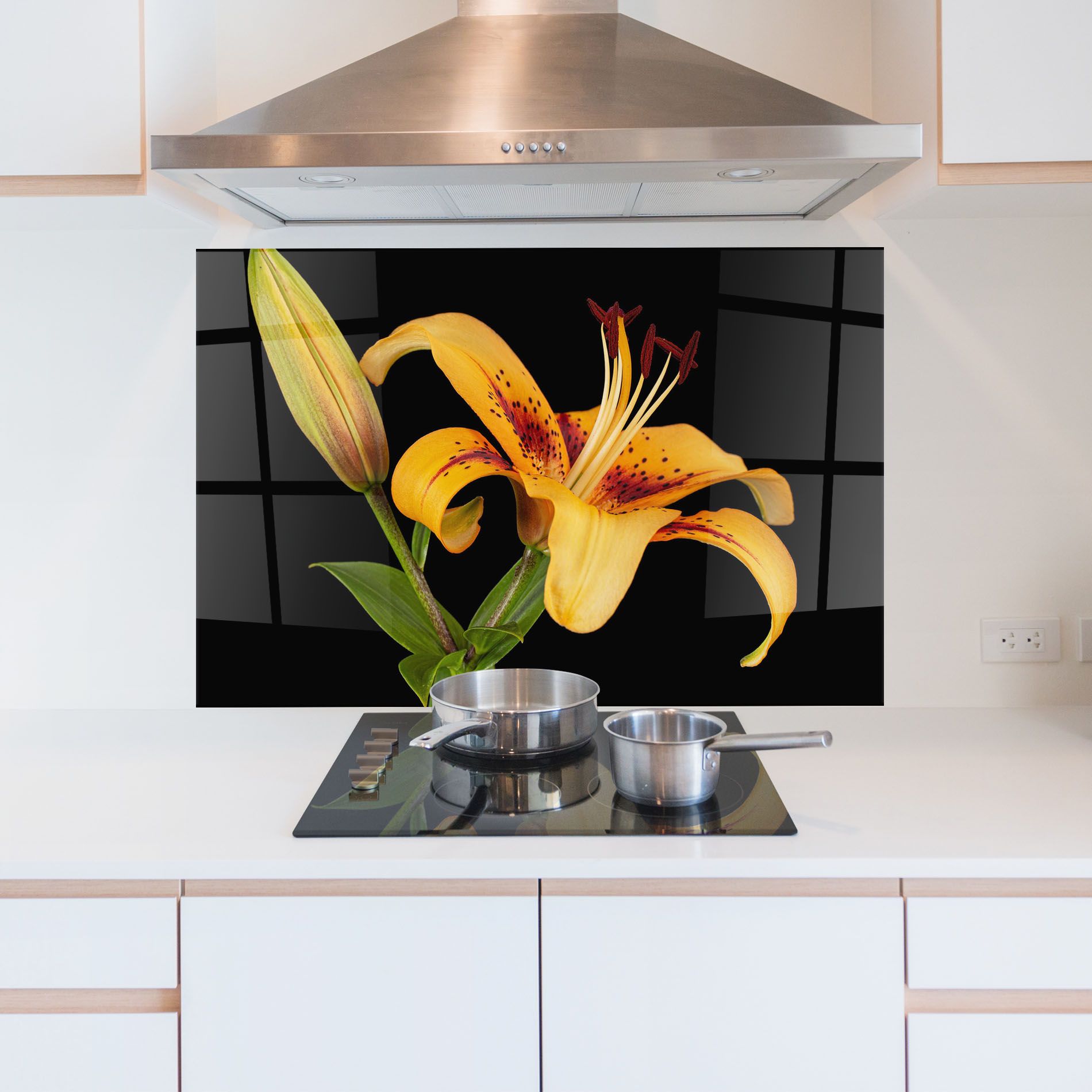 Beautiful Yellow Lily mockup 5