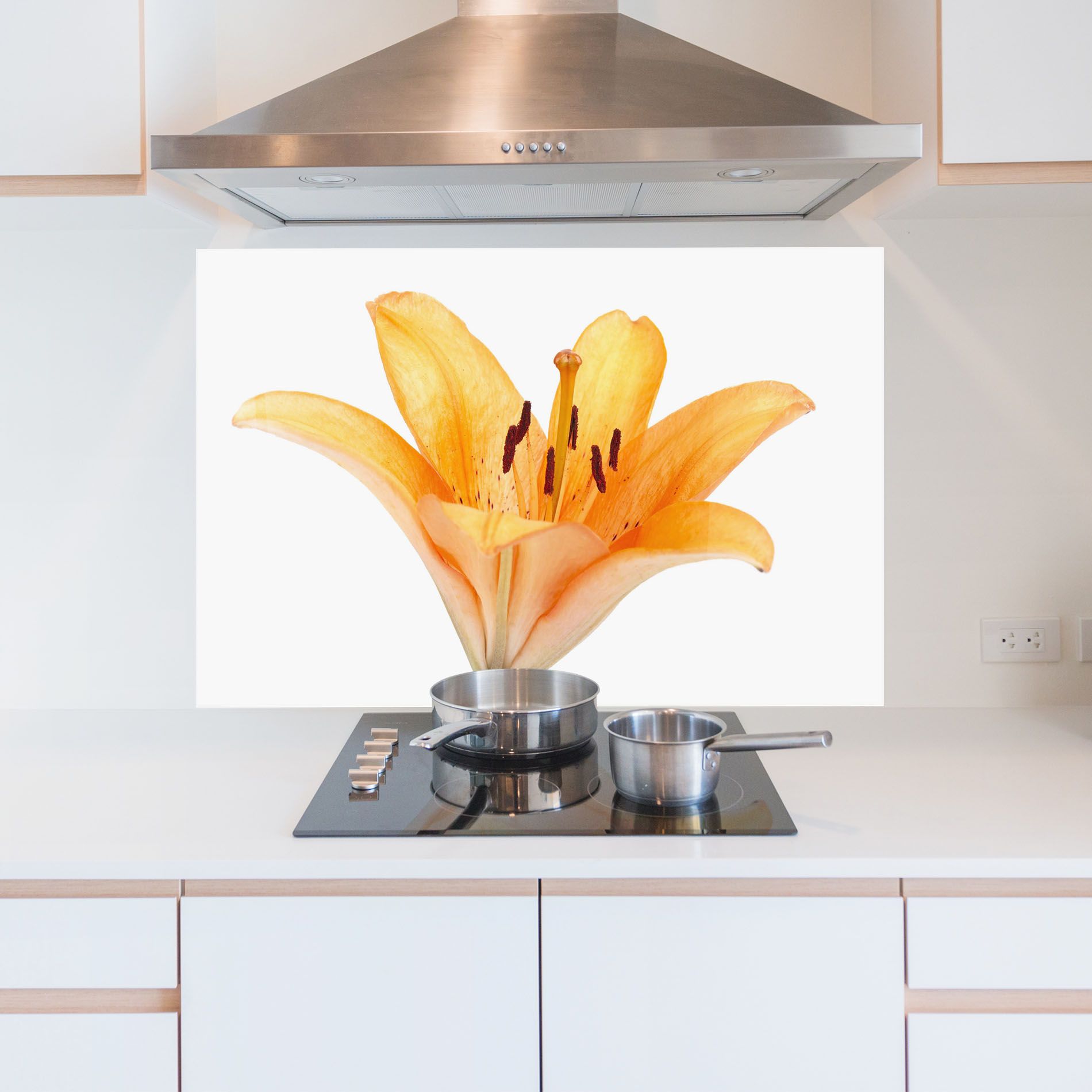 Yellow With Orange Lily mockup 5