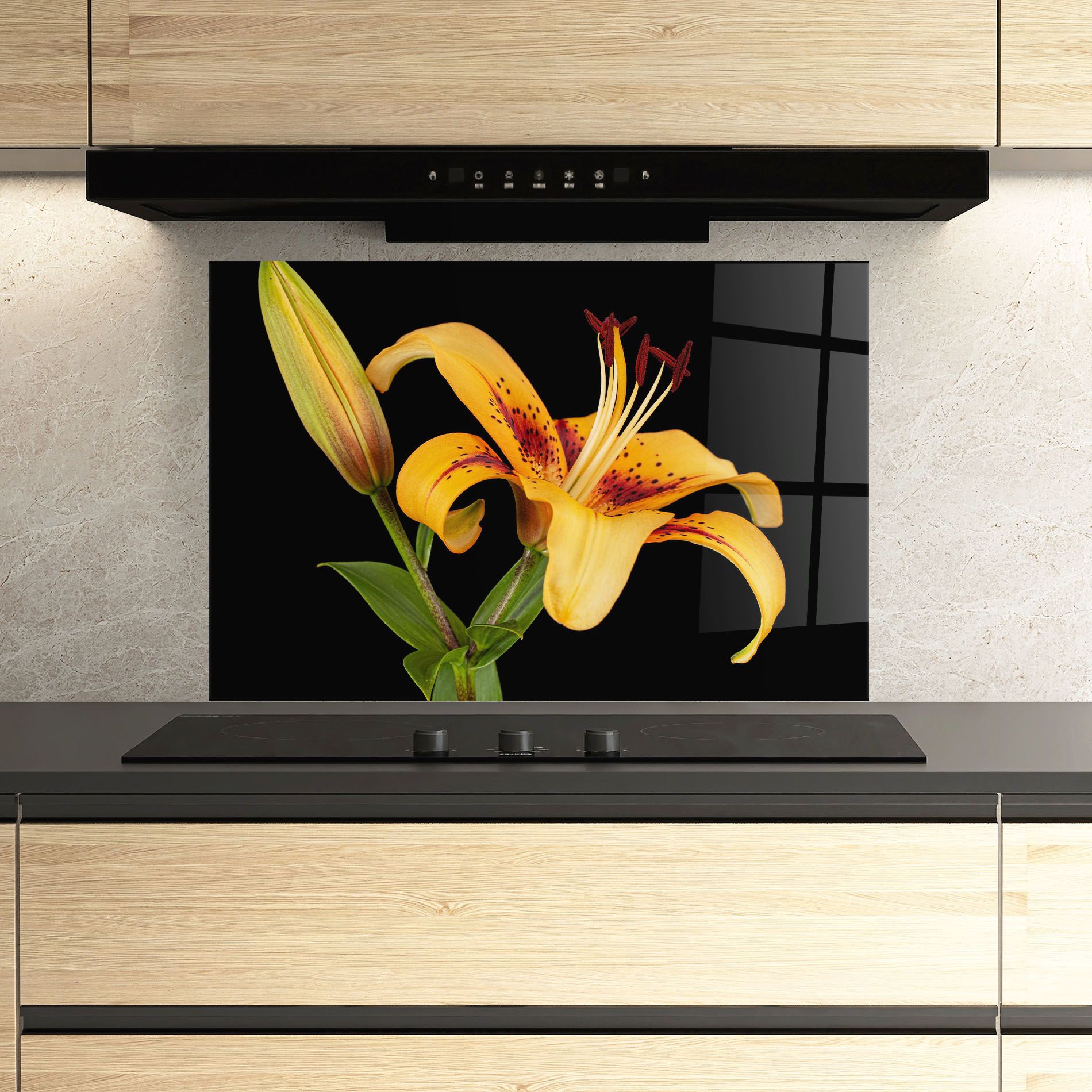 Beautiful Yellow Lily mockup 3