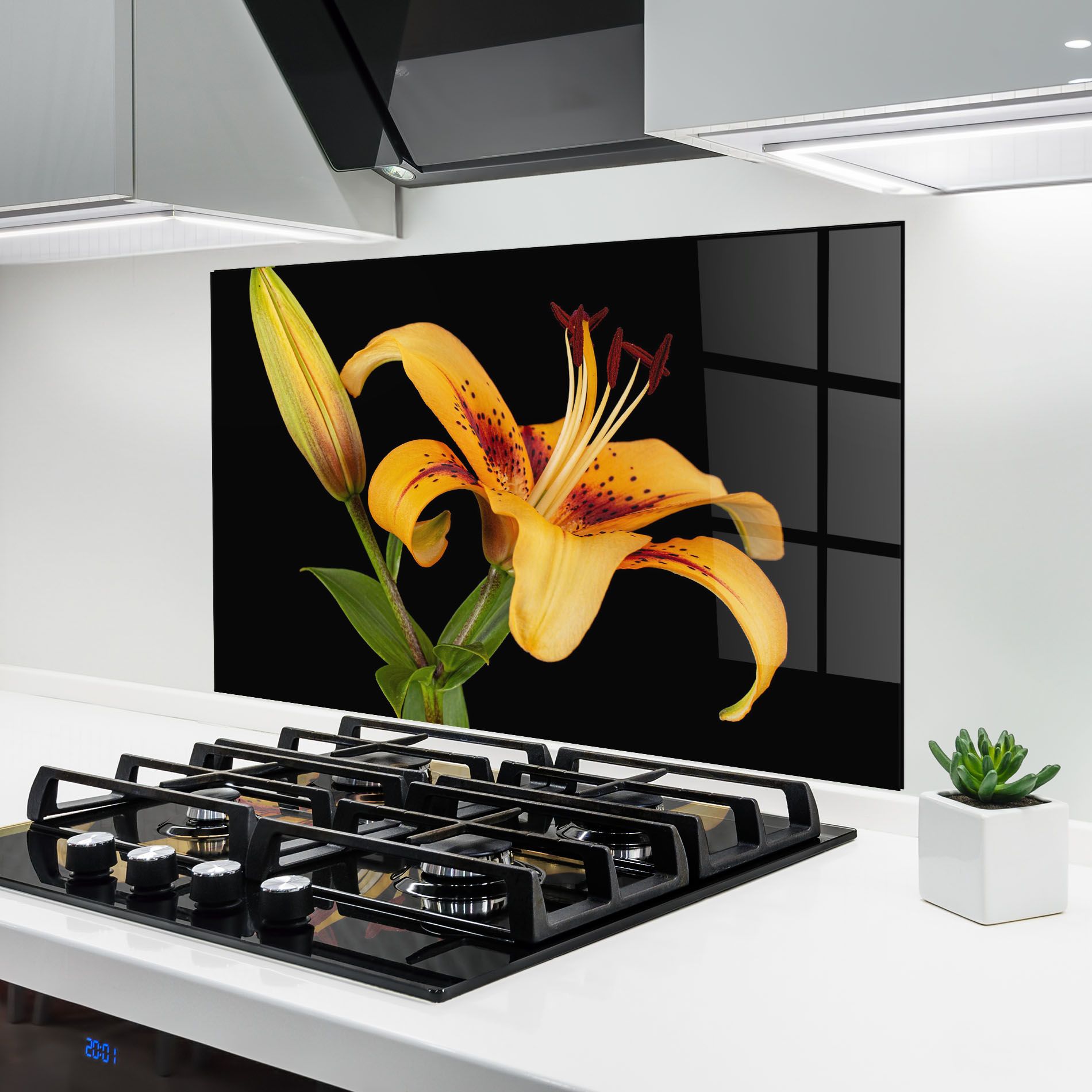 Beautiful Yellow Lily mockup 6