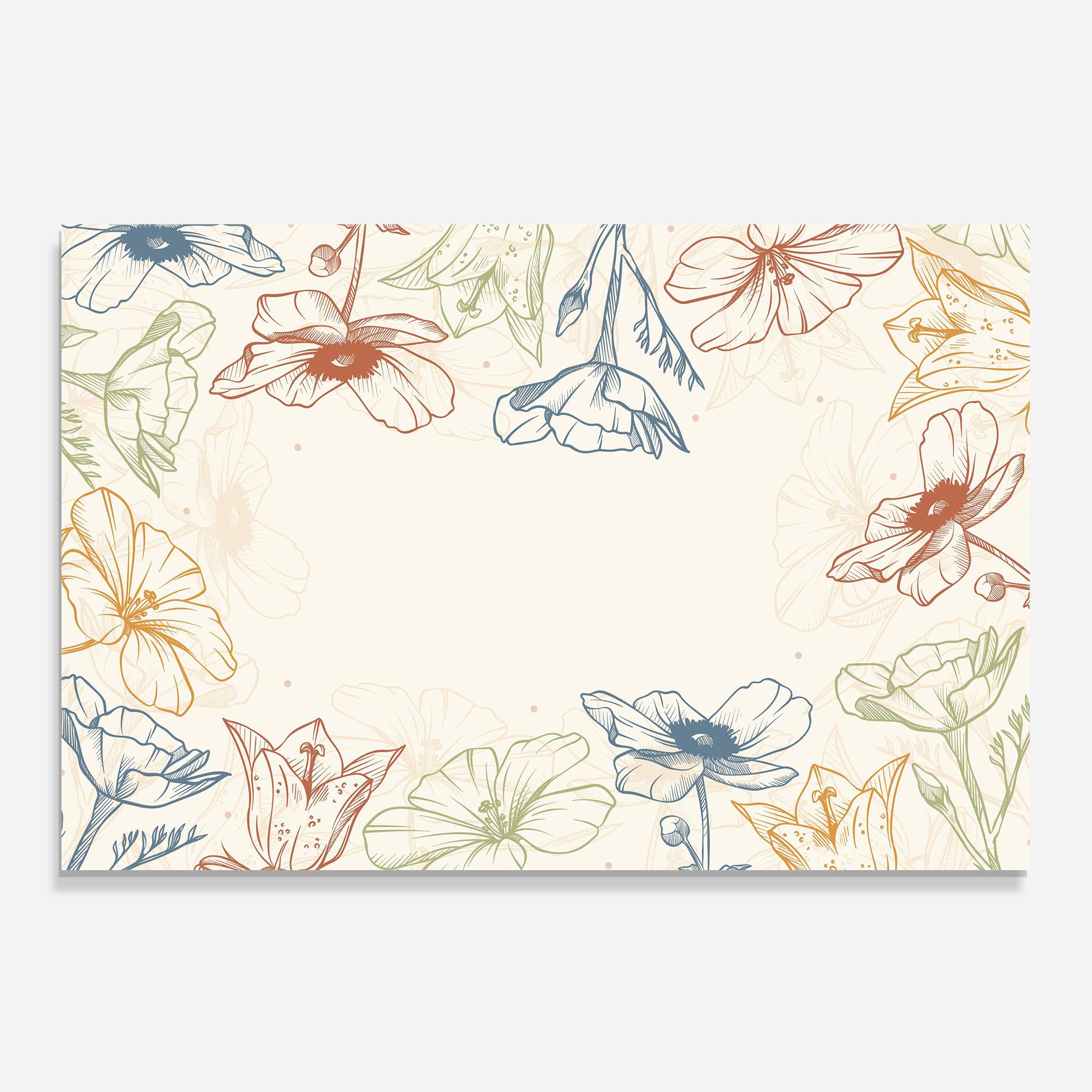 Küchenrückwand Glas Color Mix Line mockup 0