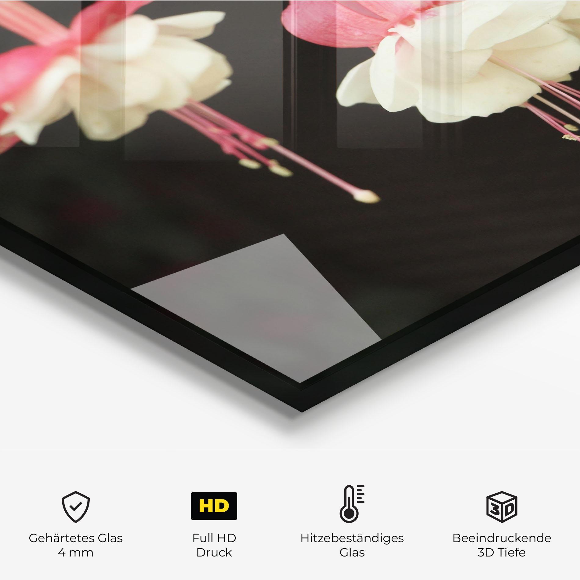 Küchenrückwand Glas Amazing Exotic Plant mockup 2