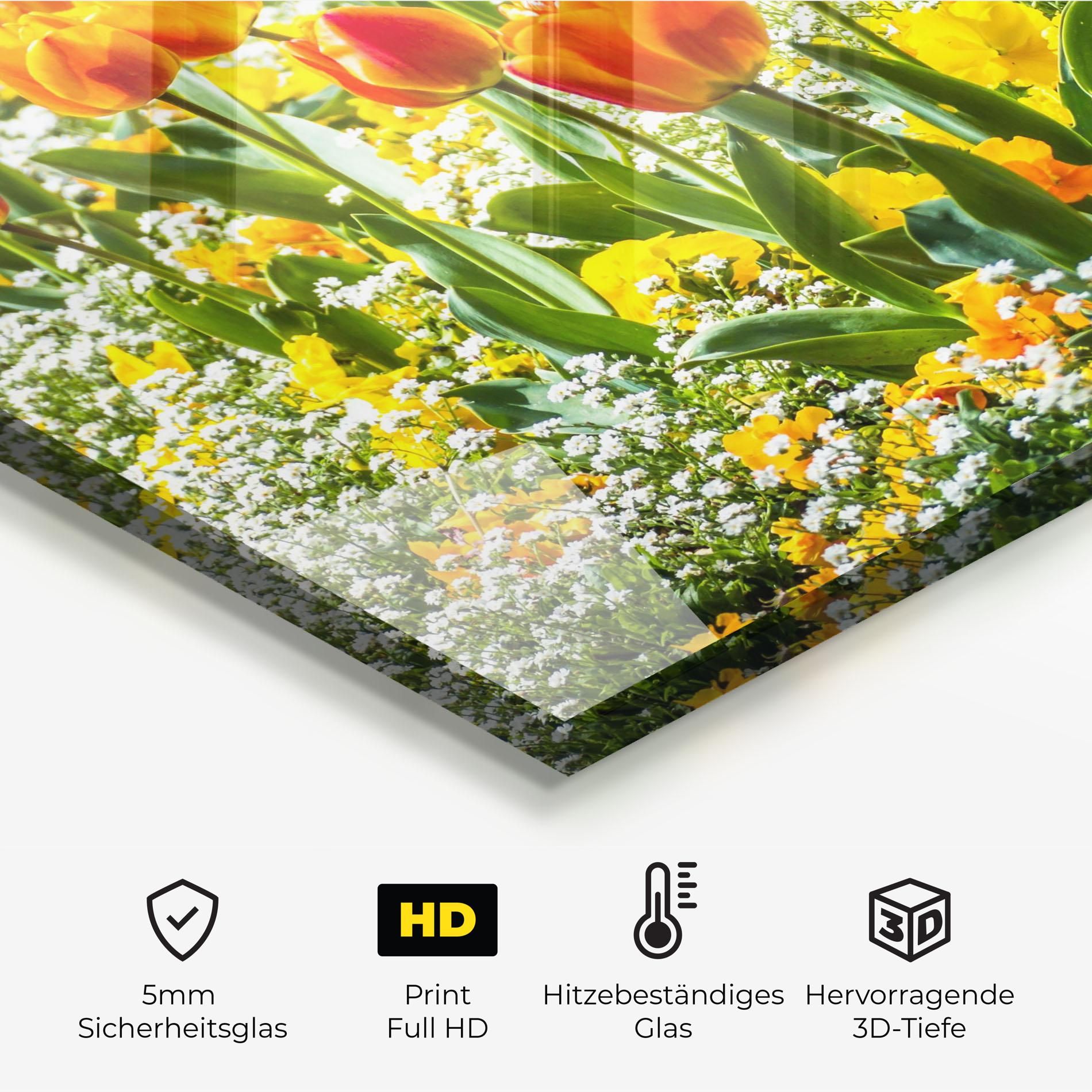 Colorful Tulips Garden mockup 2