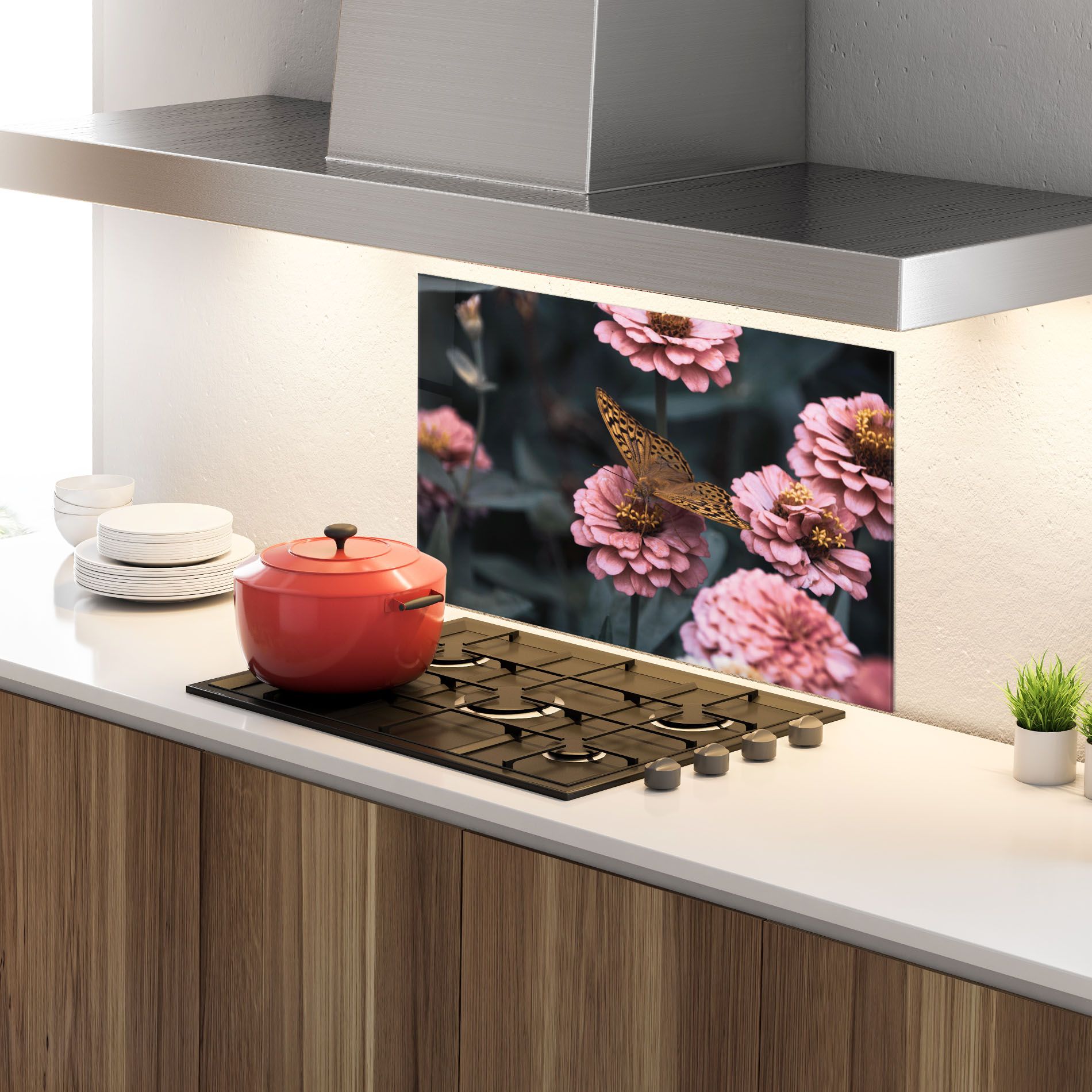 Flower Butterfly mockup 4