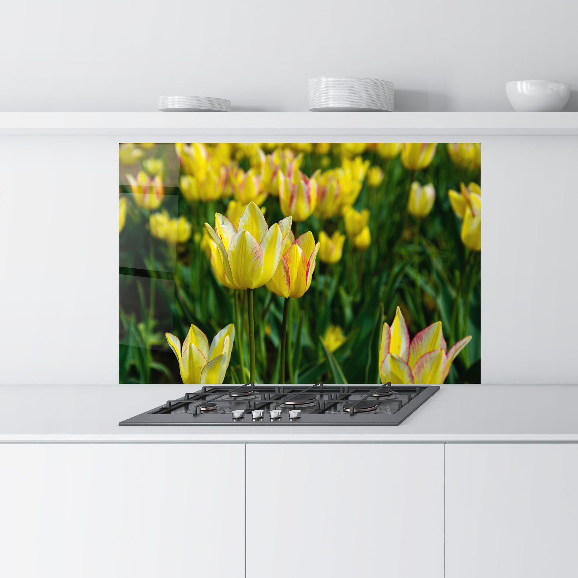 Light Yellow Tulips mockup 9