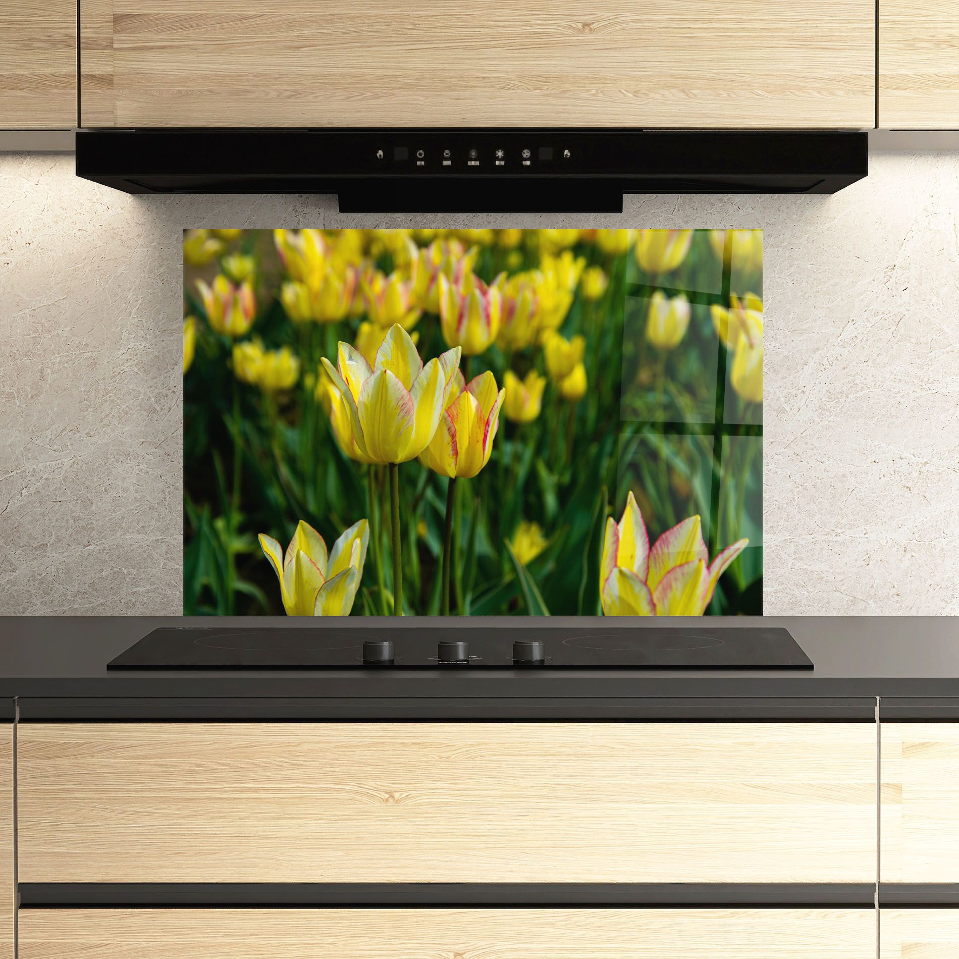 Light Yellow Tulips mockup 3