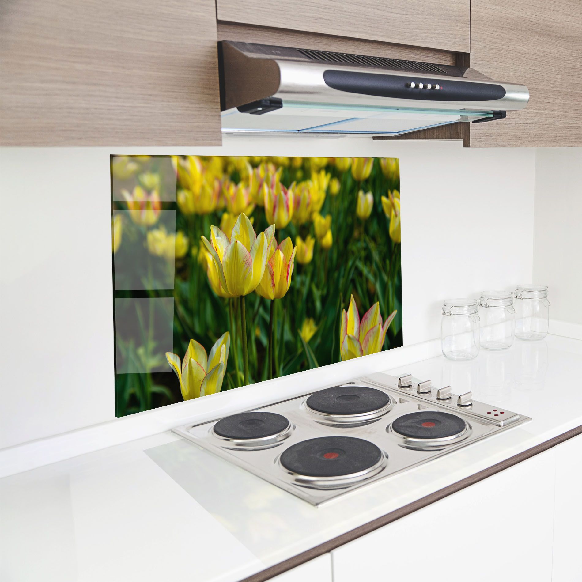 Light Yellow Tulips mockup 8