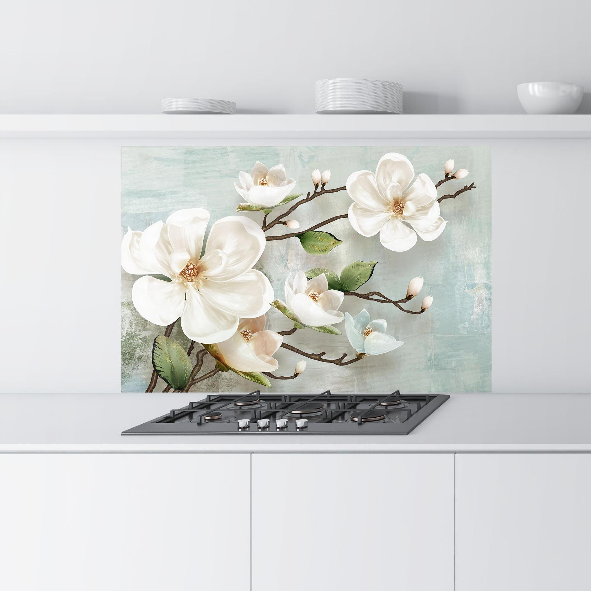 Küchenrückwand Glas Magnolino mockup 9