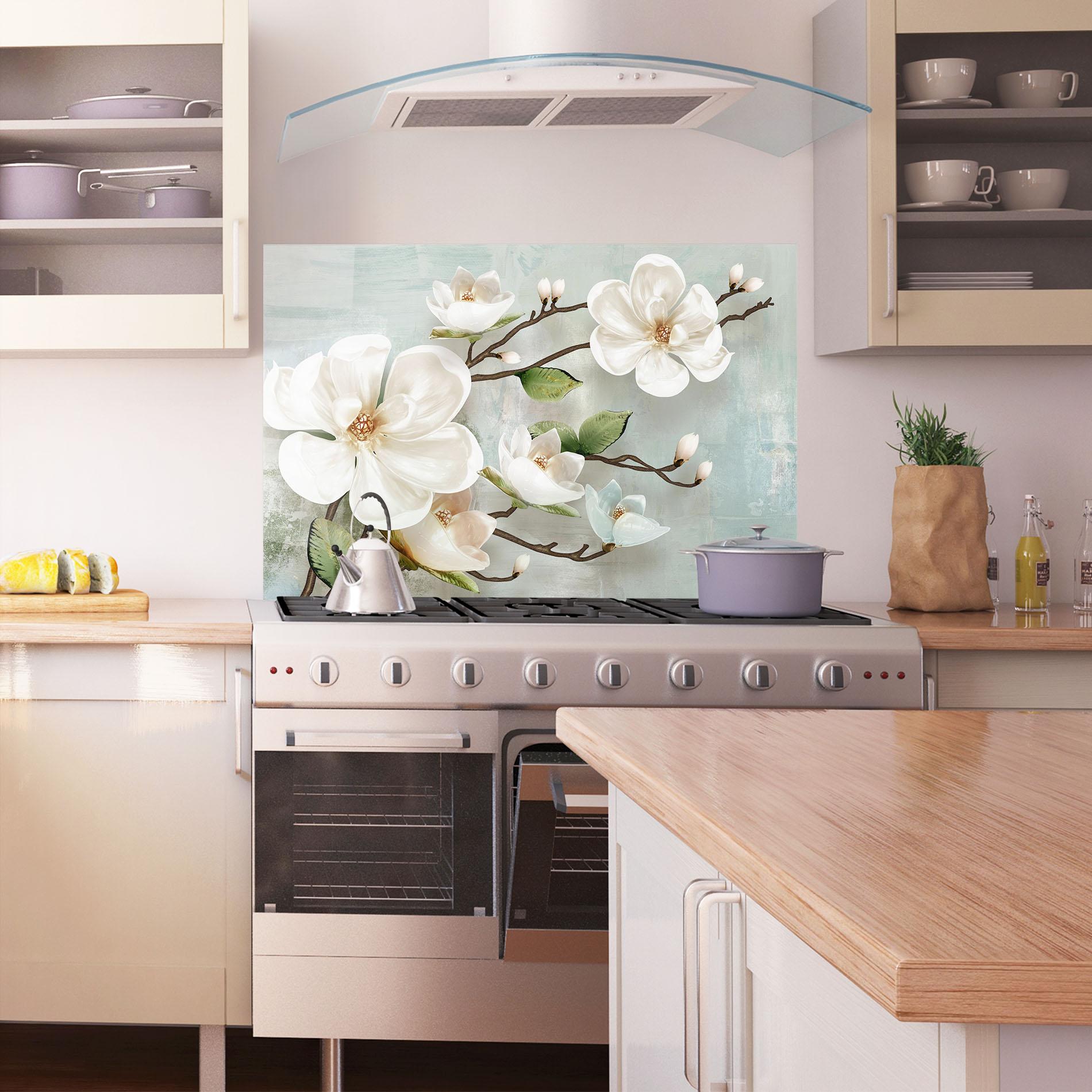 Küchenrückwand Glas Magnolino mockup 1