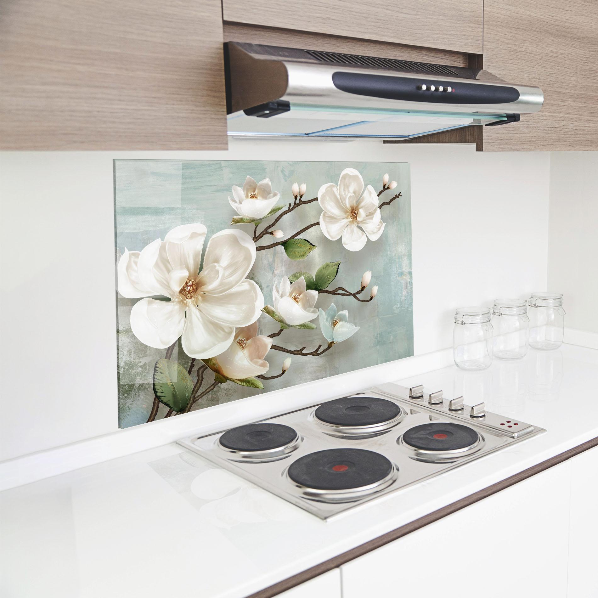 Küchenrückwand Glas Magnolino mockup 8