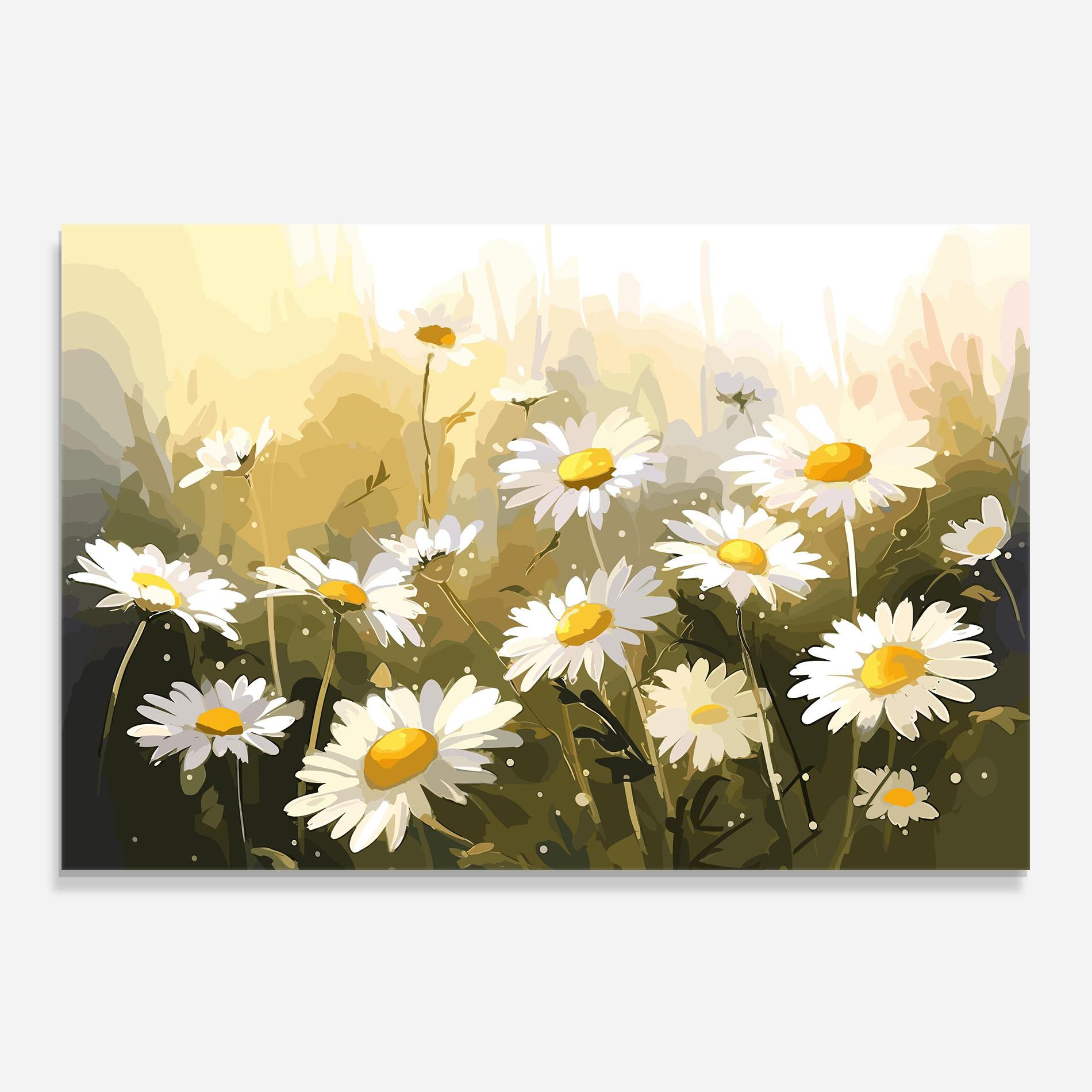 Küchenrückwand Glas Daily Daisy mockup 0