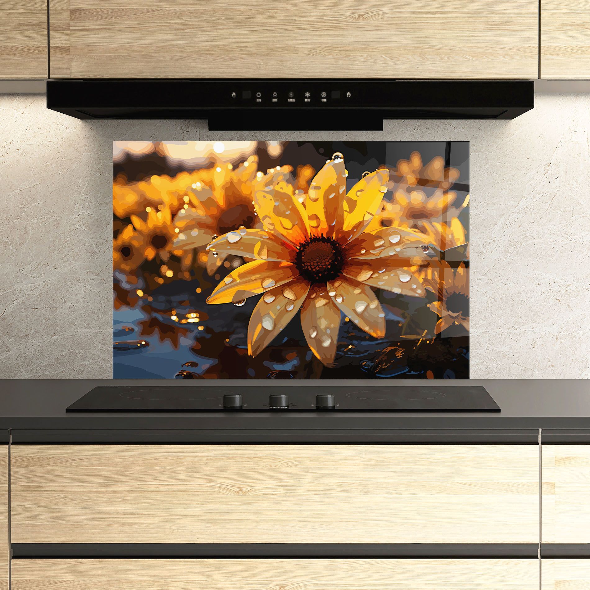 Rainy Yellow Daisy mockup 3