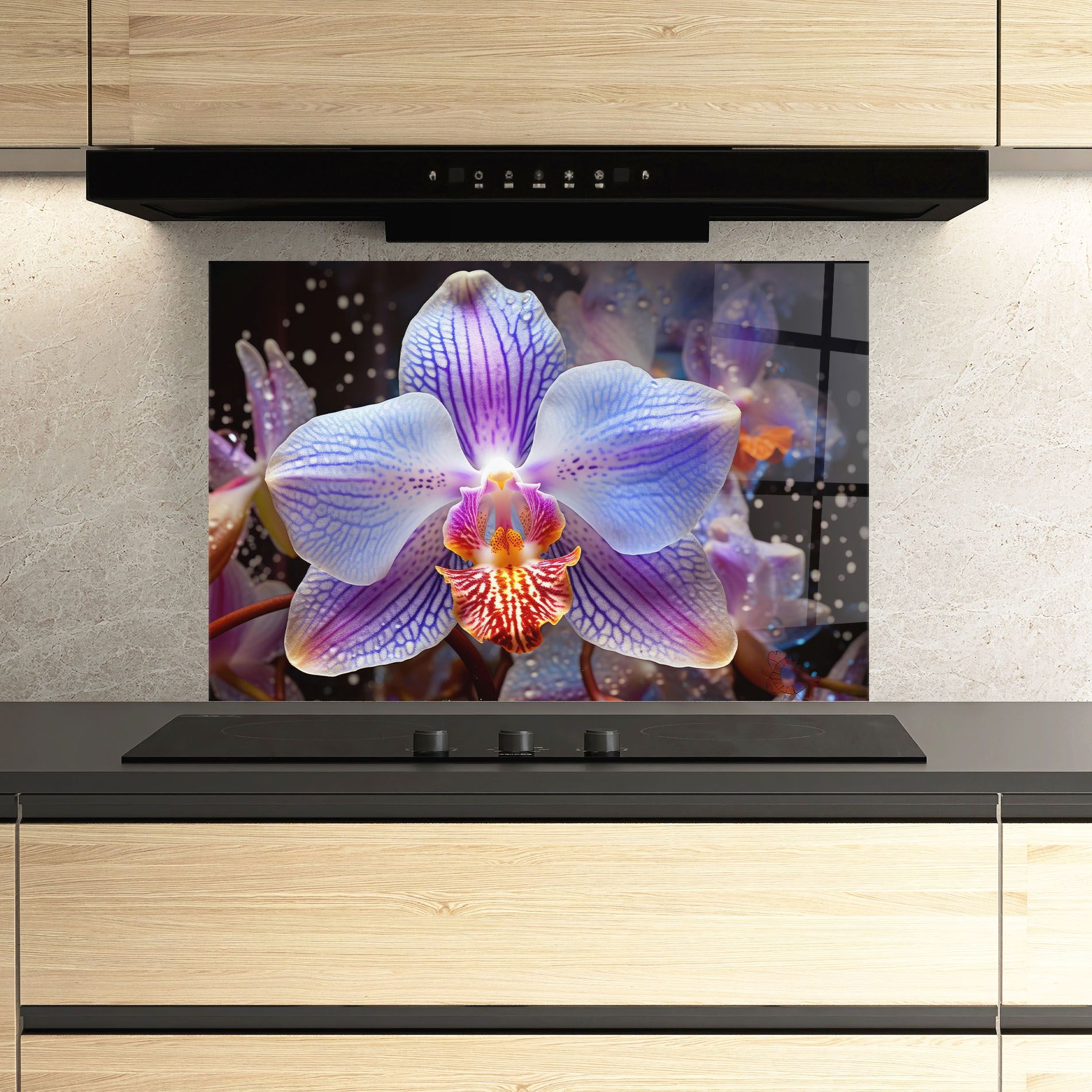 Light Purple Orchid Art mockup 3