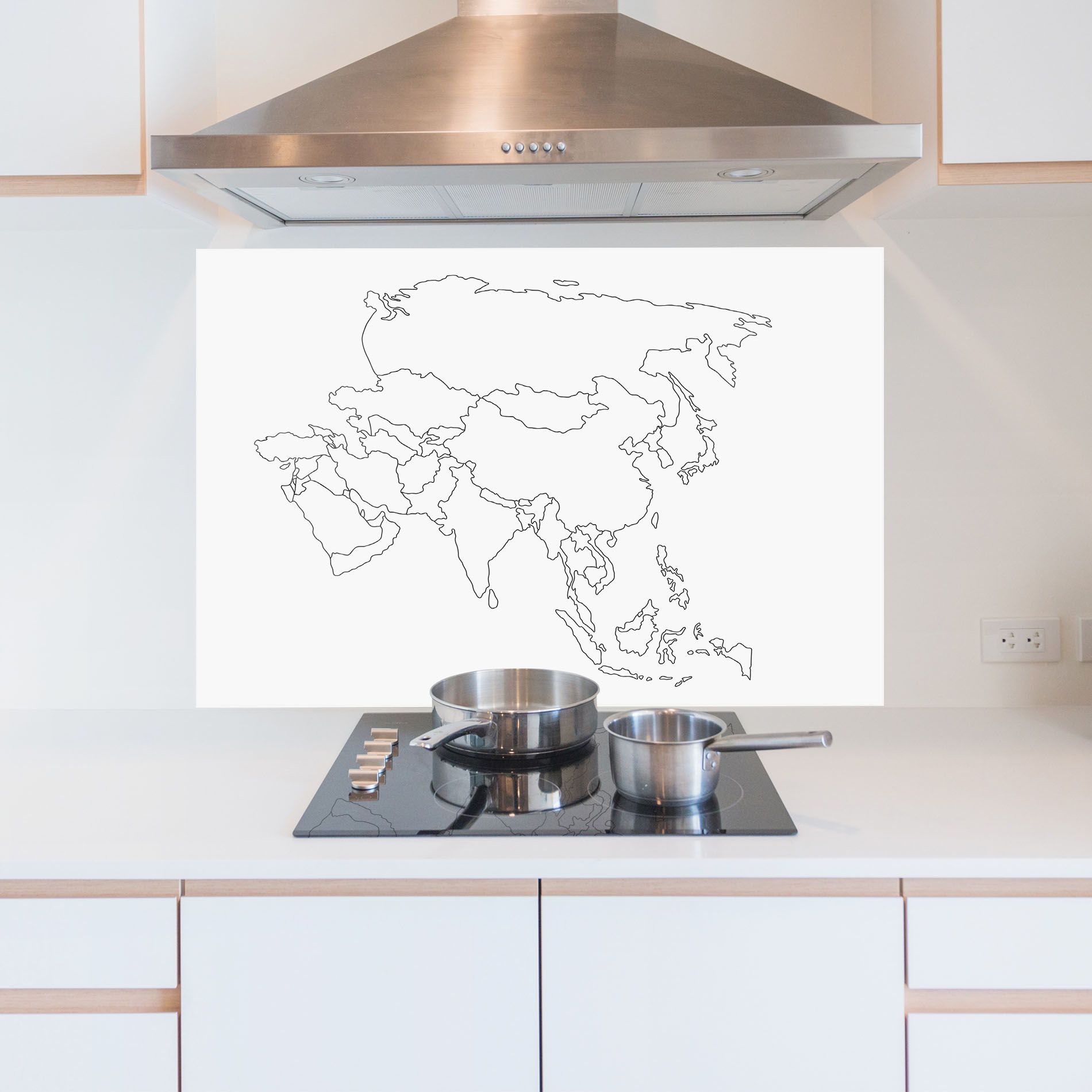 Asia Map Line mockup 5