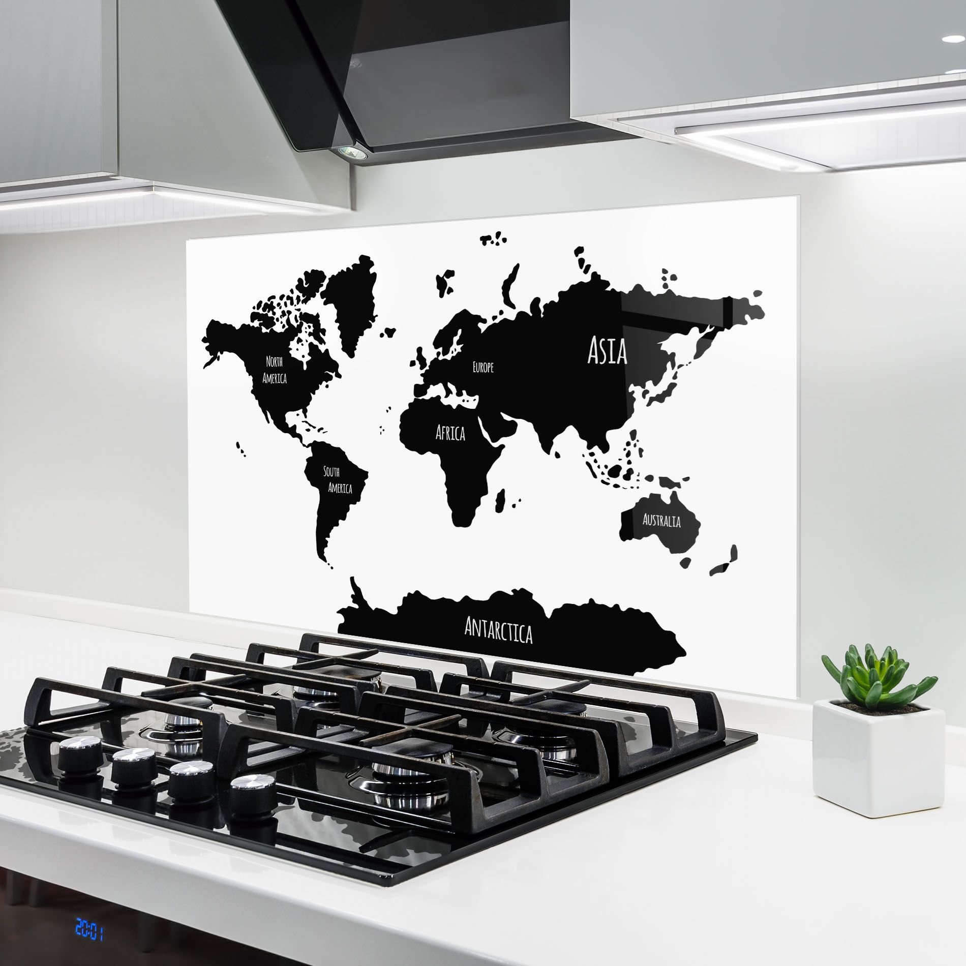 Black Map World mockup 6