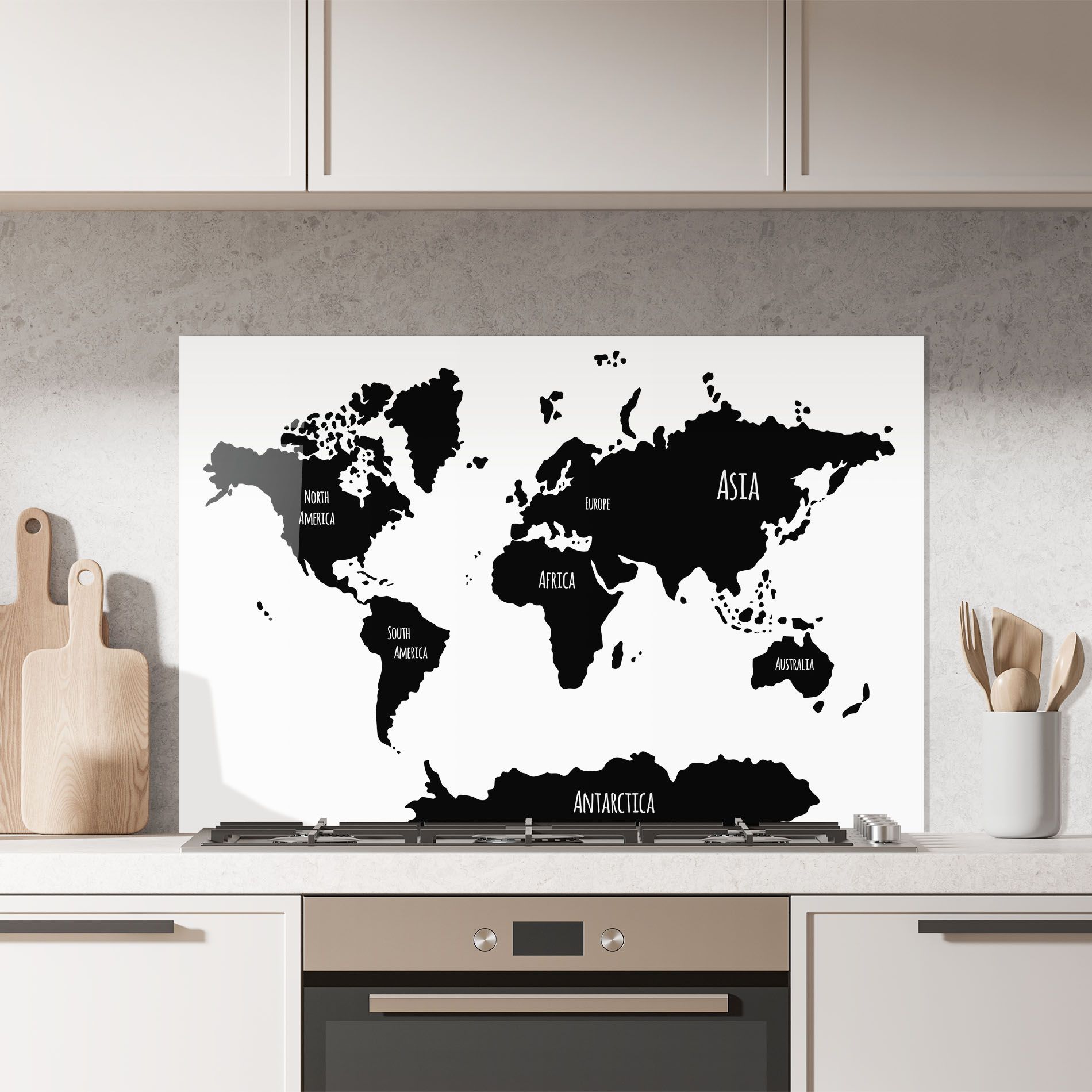 Black Map World mockup 7