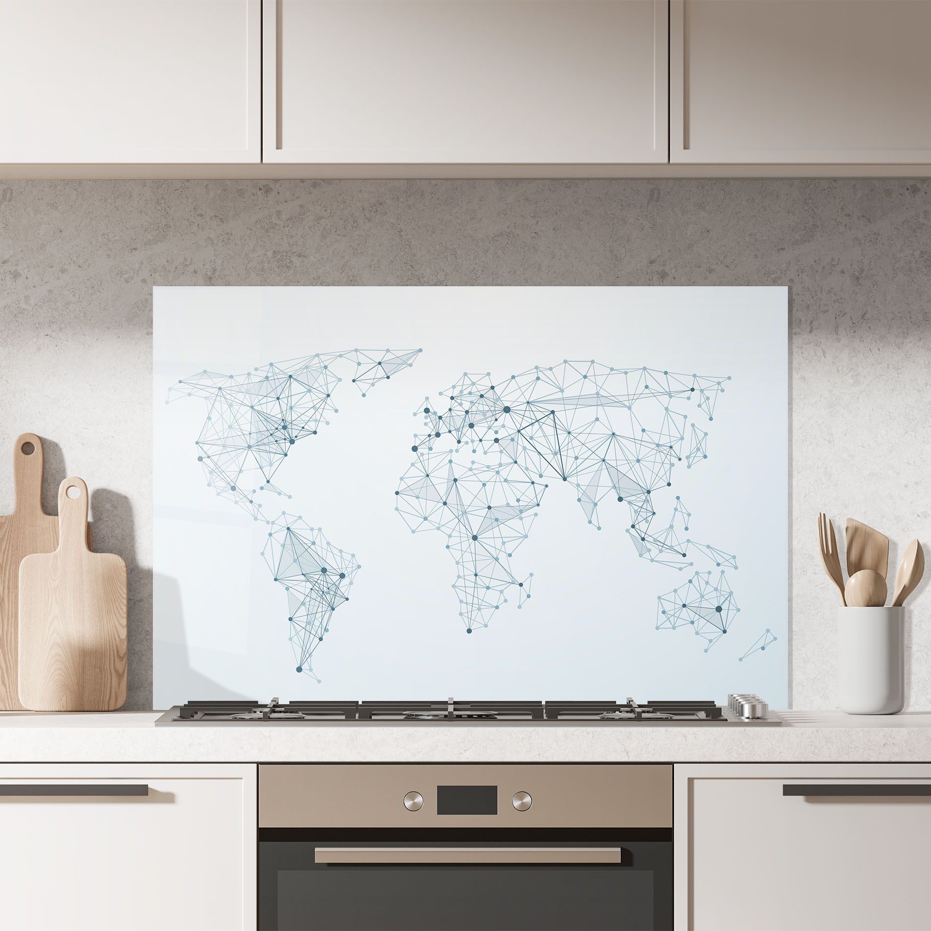 Blue Line Map mockup 7