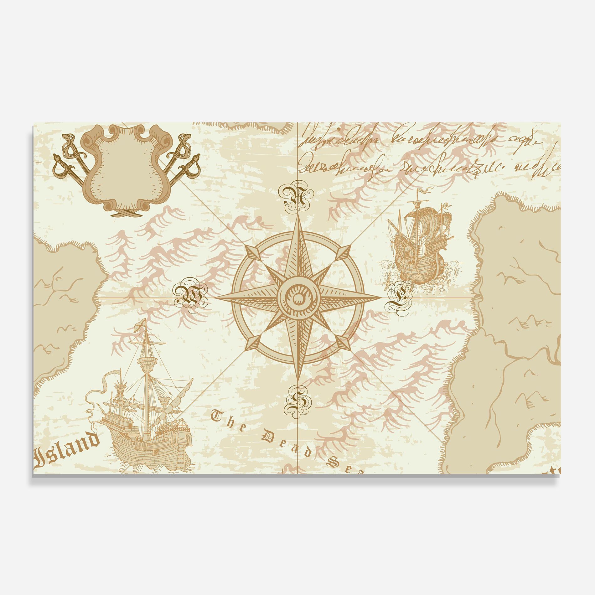Cream Compass mockup 0