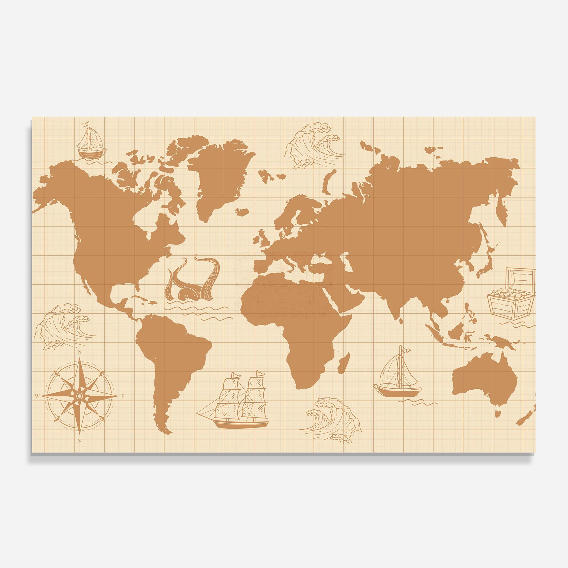 Light Cream Map mockup 0