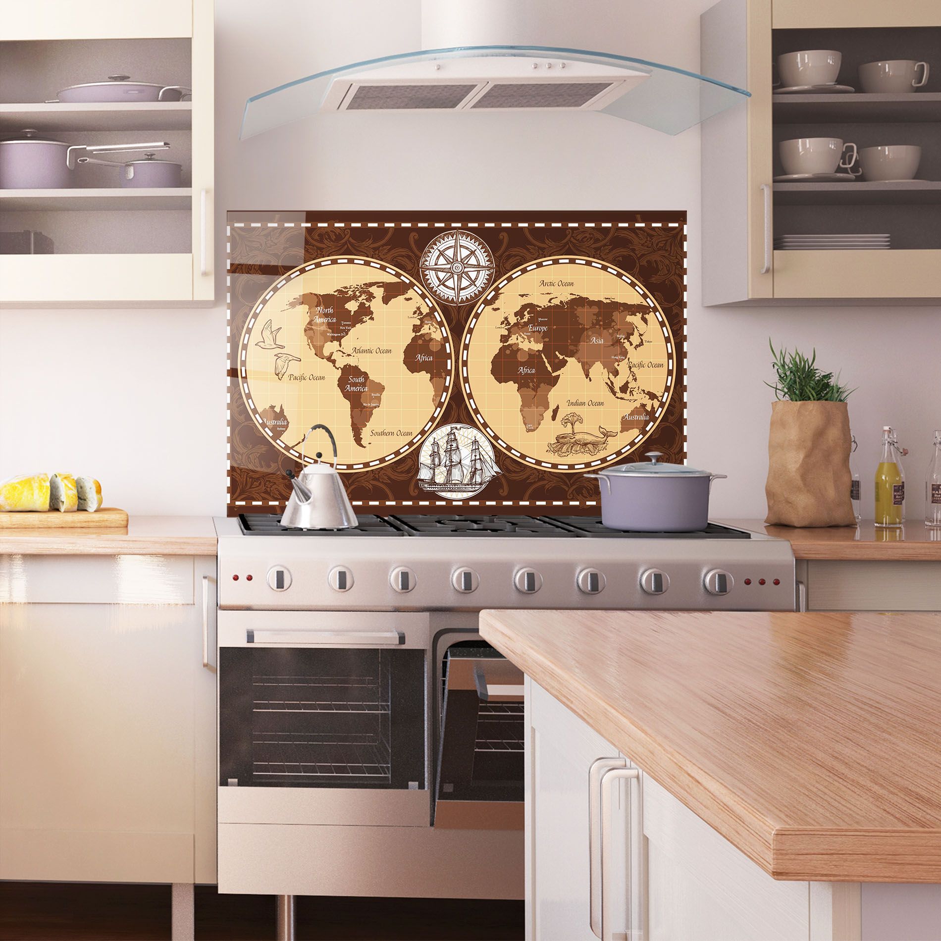 Old Brown Map mockup 1