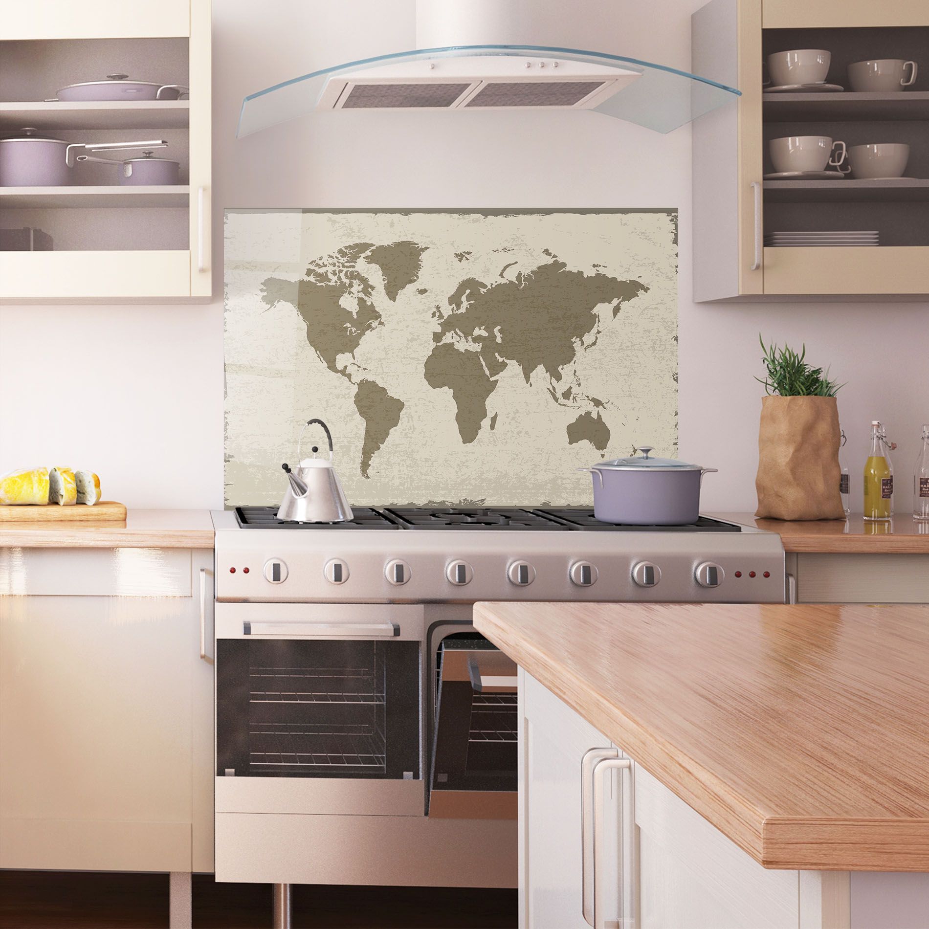 World Brown Map mockup 1