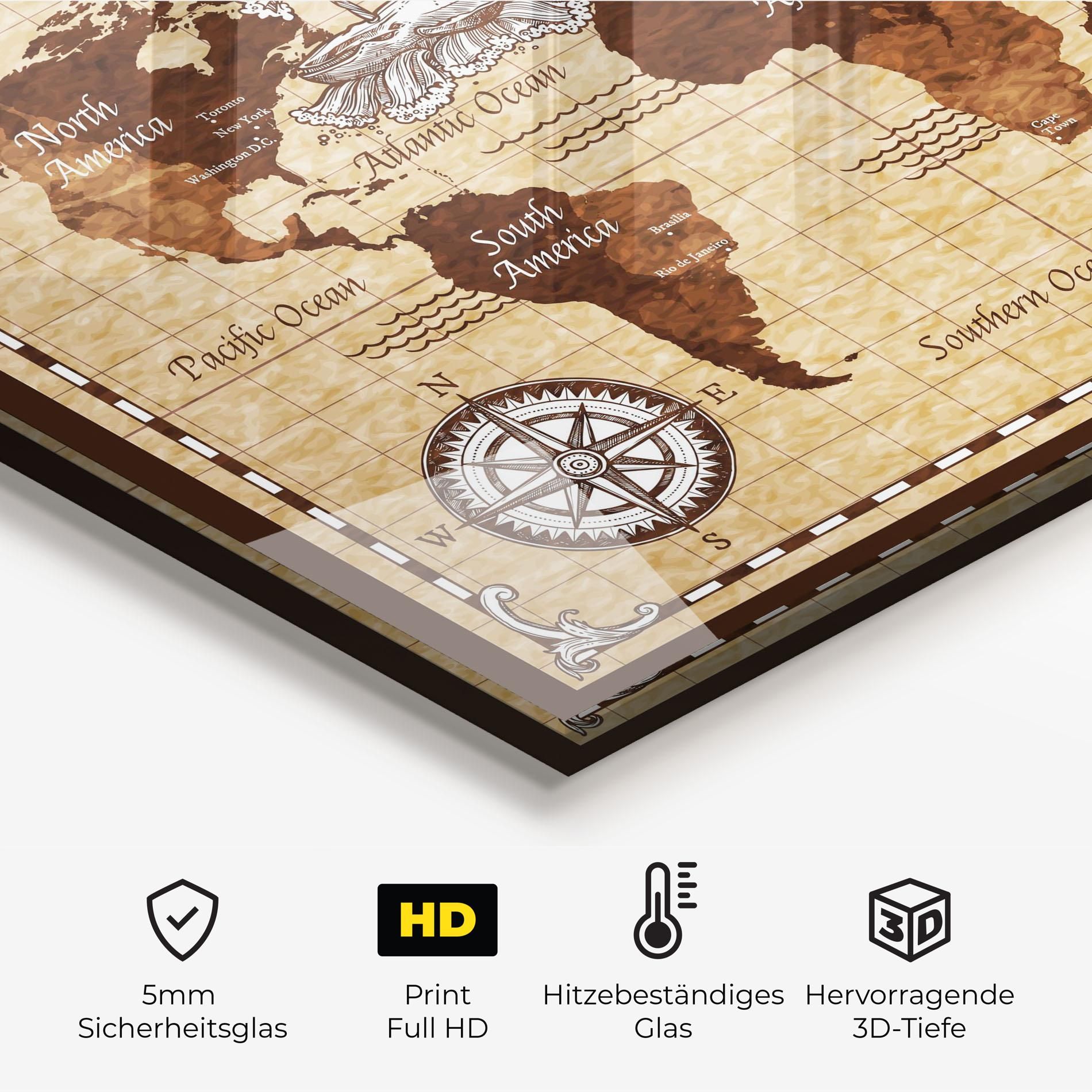 Brown Old Map mockup 2