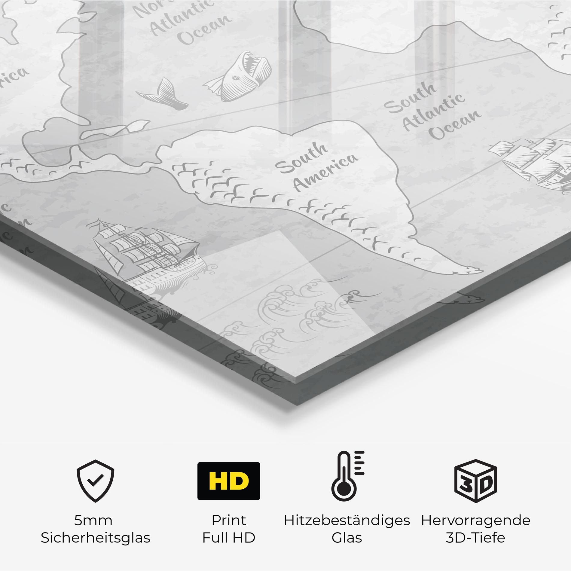 Grey Old Map mockup 2