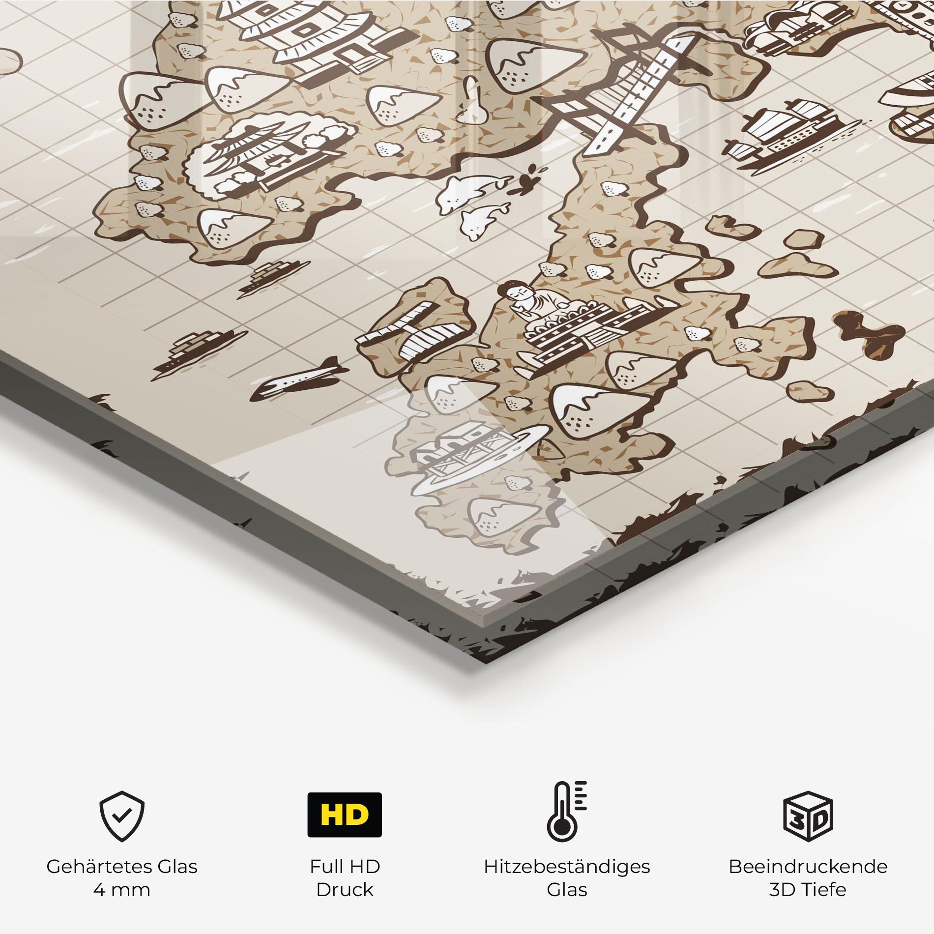 Küchenrückwand Glas Hong Kong mockup 2