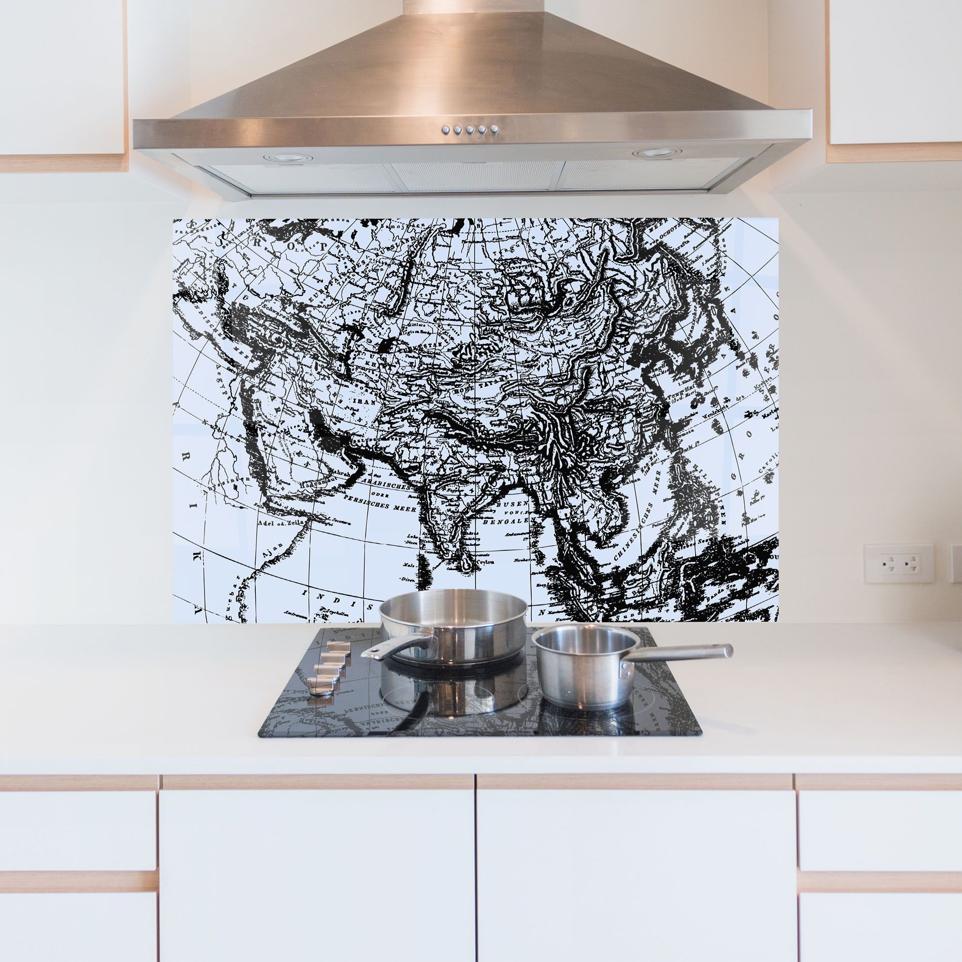 Blue Old Map mockup 5