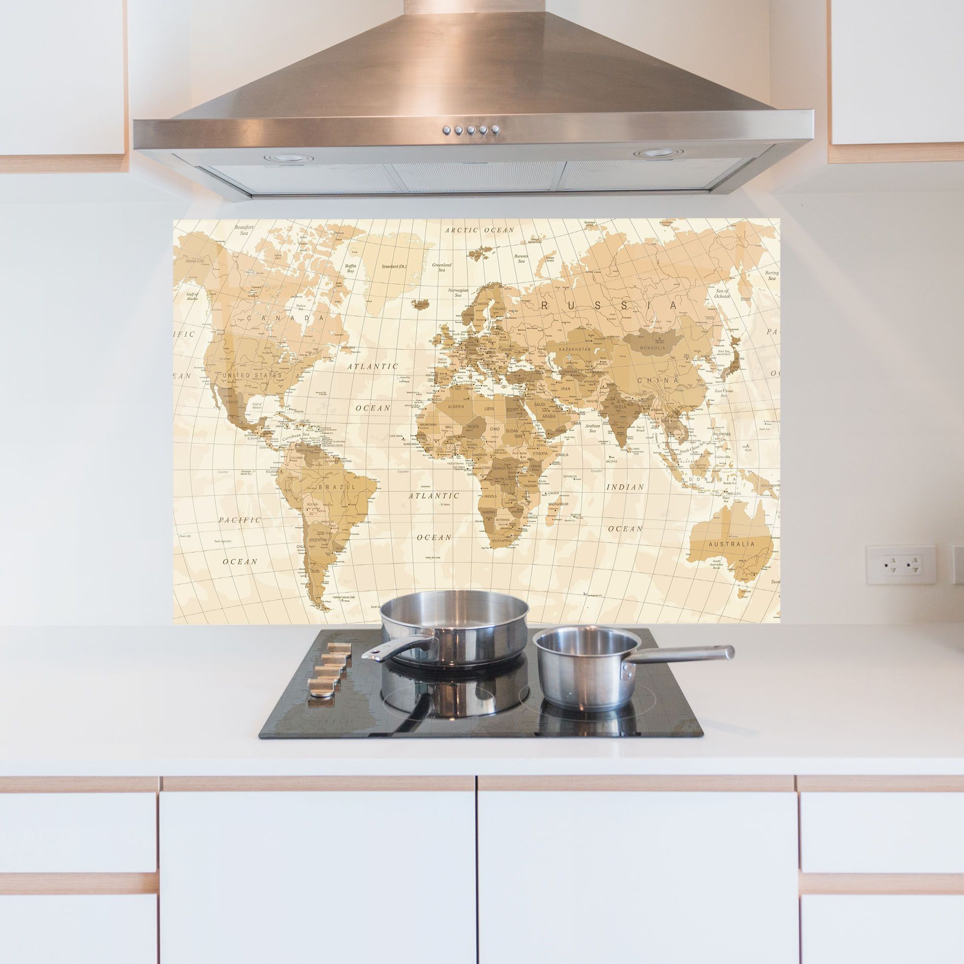 Cream Color Map mockup 5