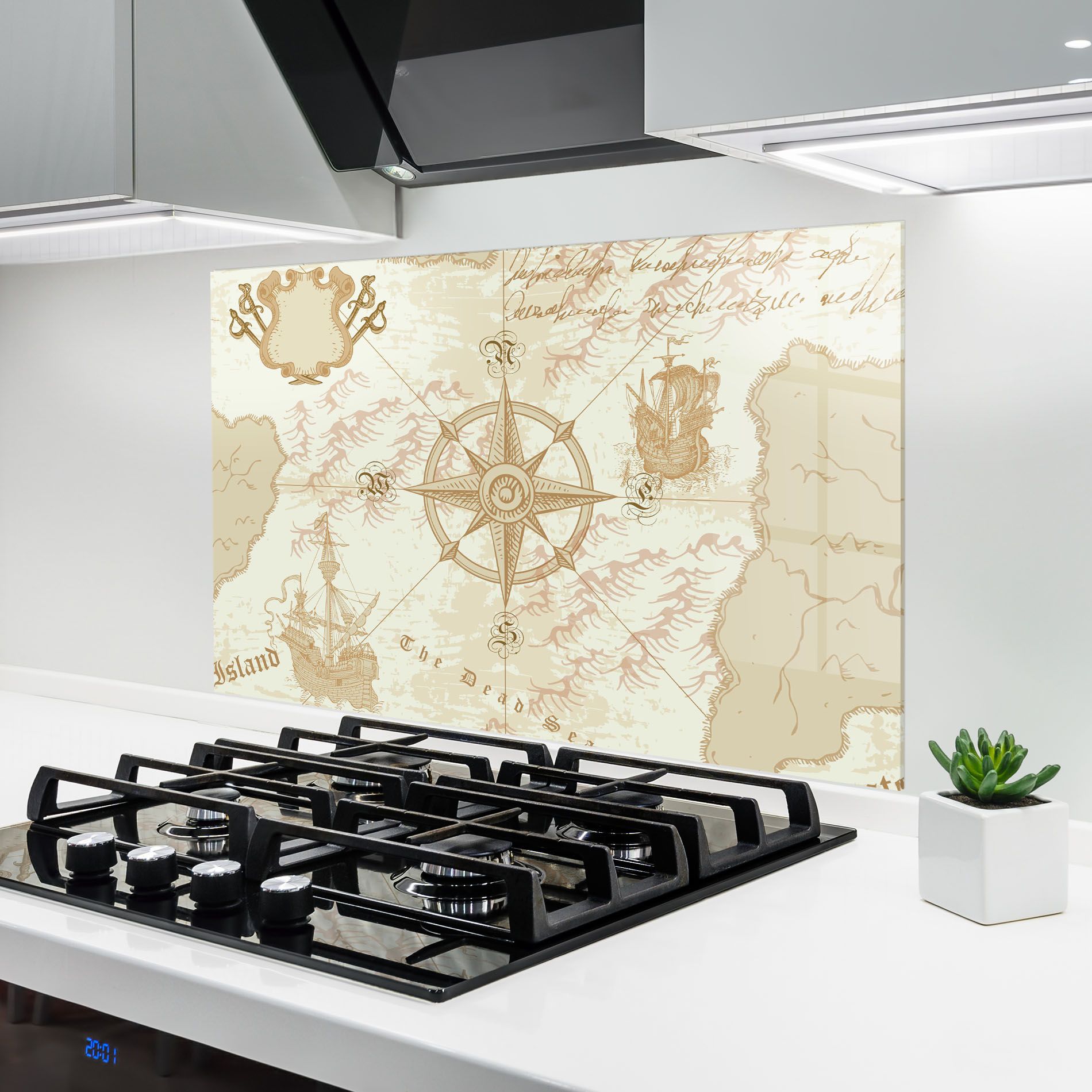 Cream Compass mockup 6