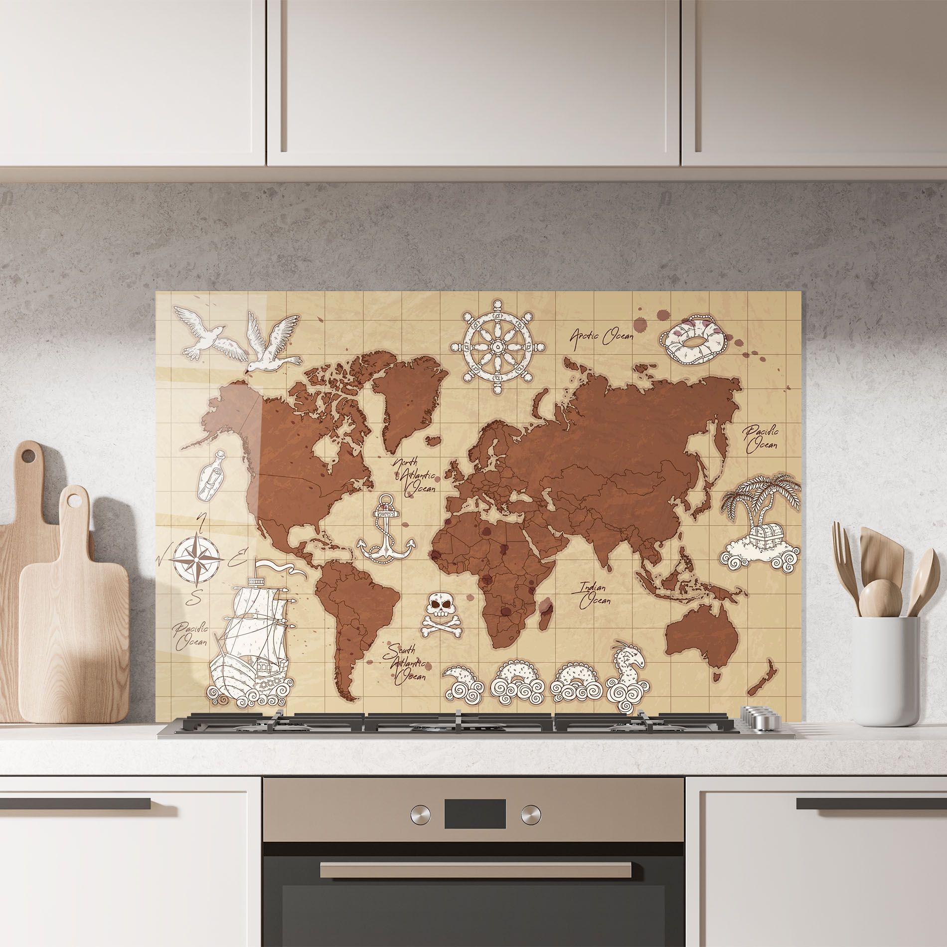 Old Pirate Map mockup 7