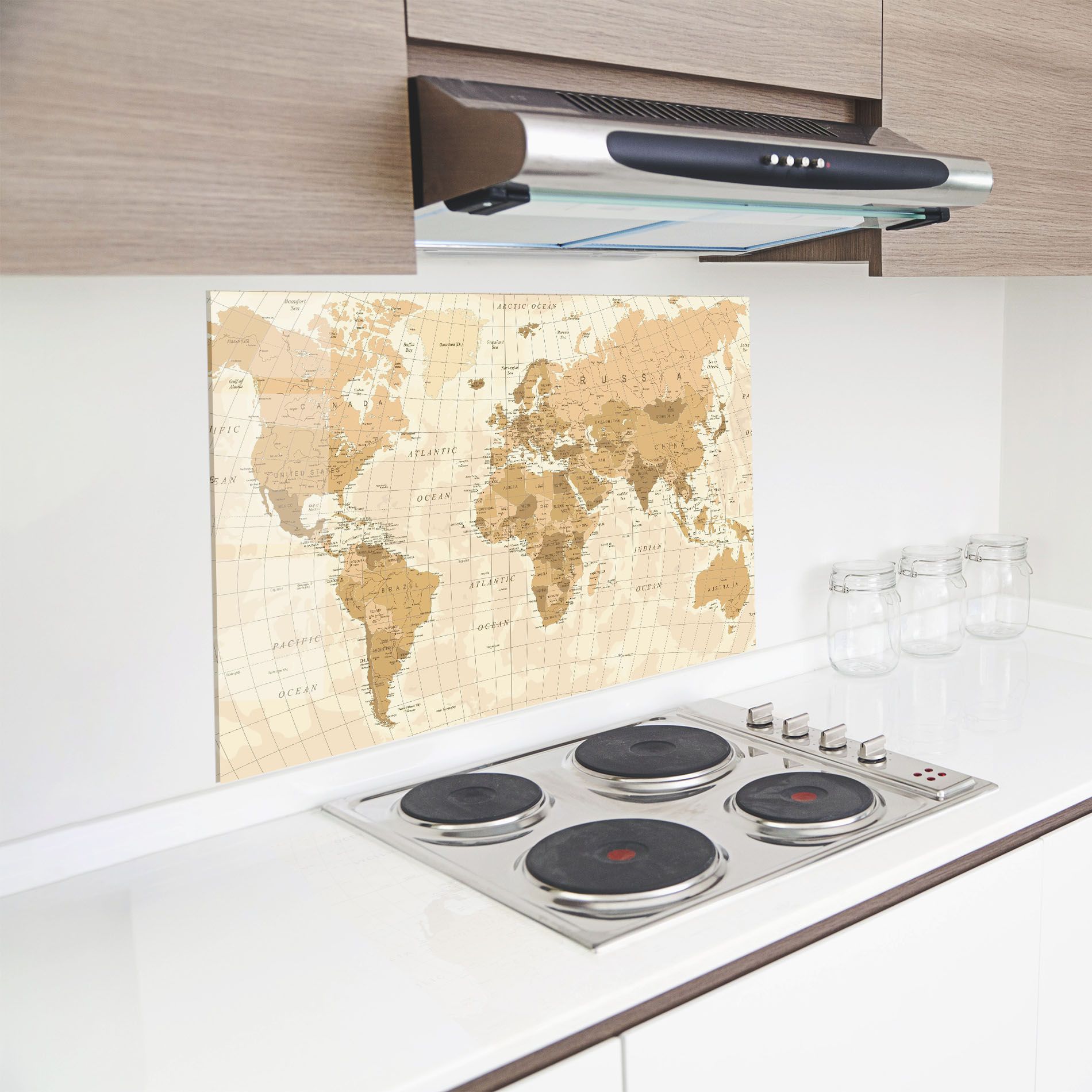 Cream Color Map mockup 8