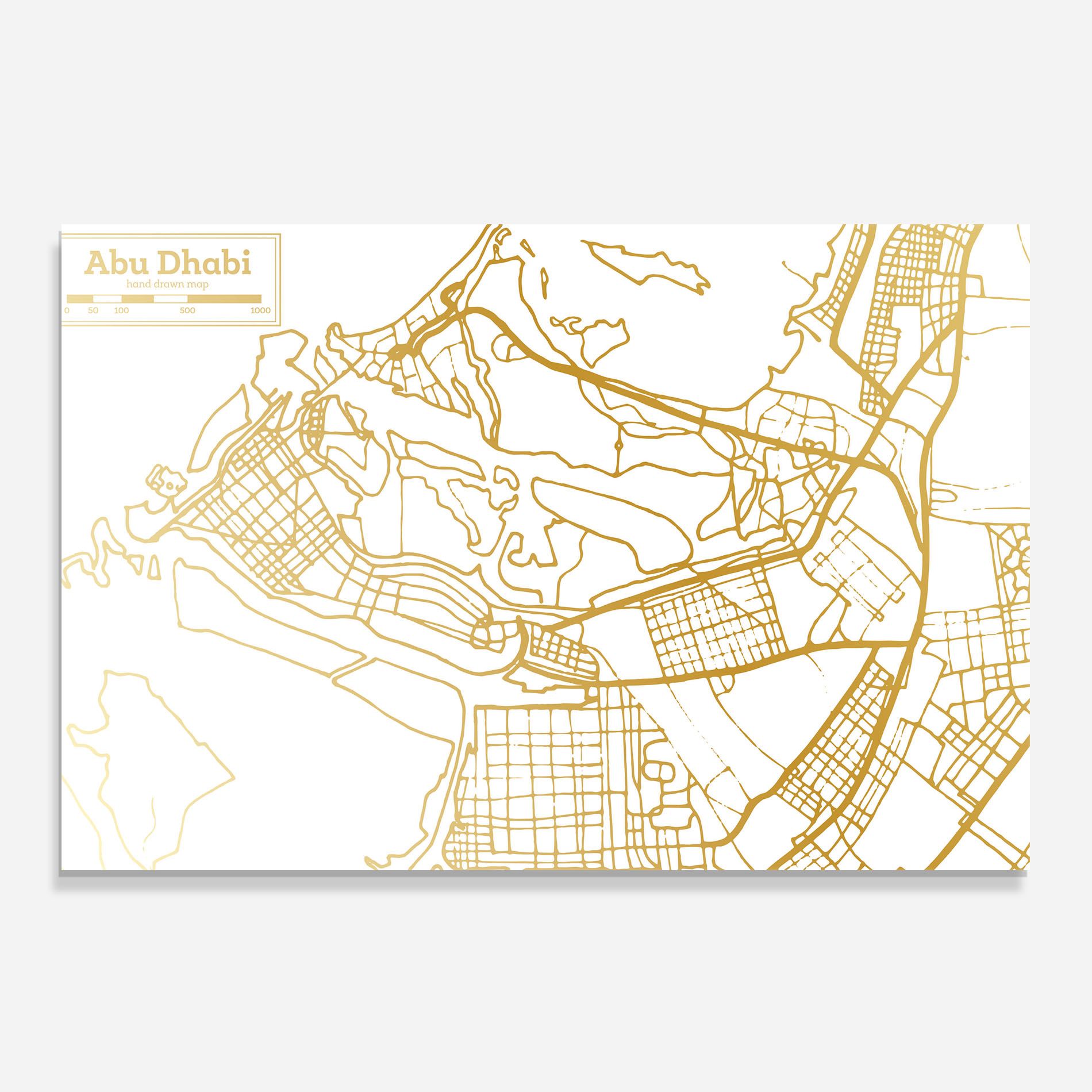 Abu Dhabi Map mockup 0