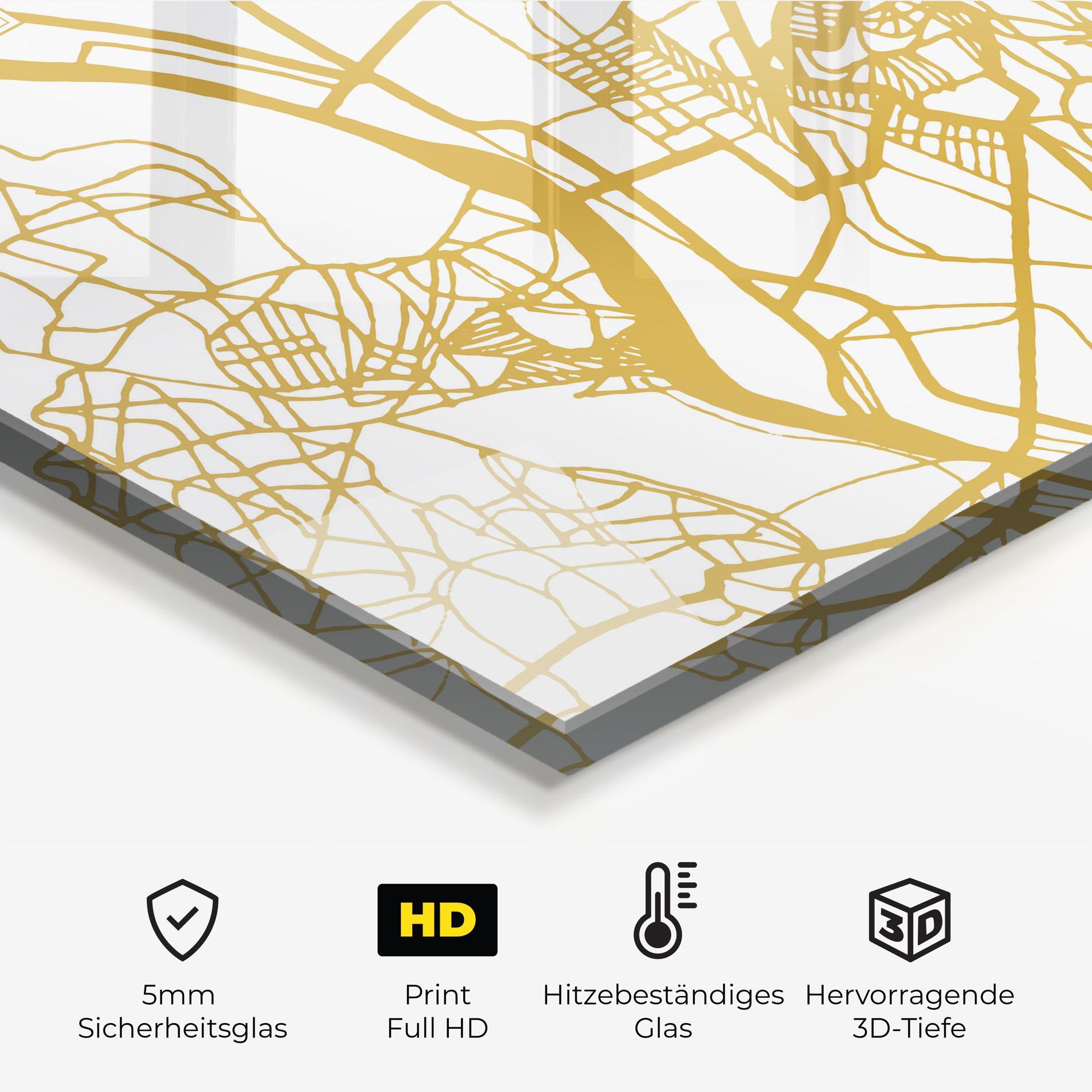 Küchenrückwand Glas Antananarivo Map mockup 2