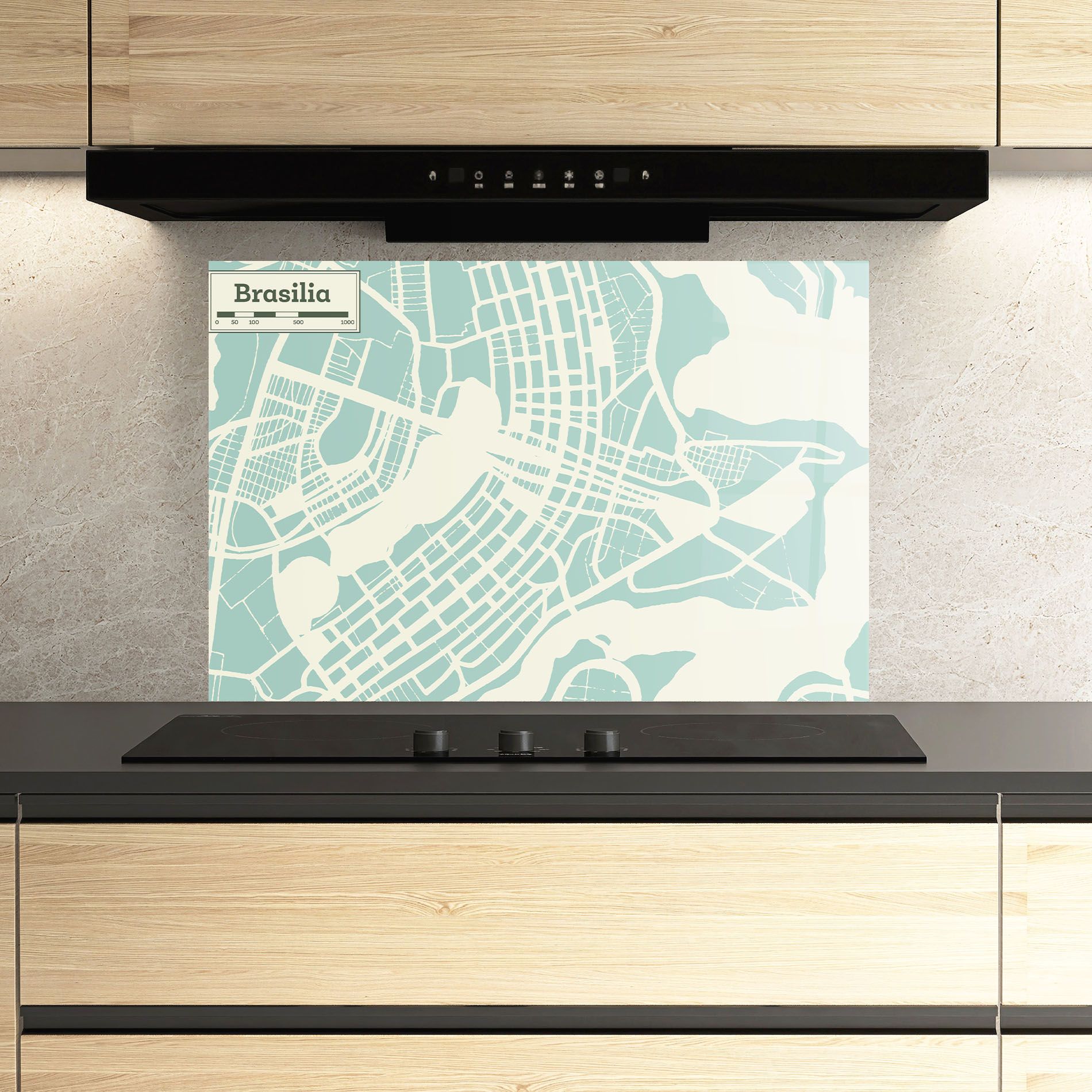 Brasilia Map mockup 3