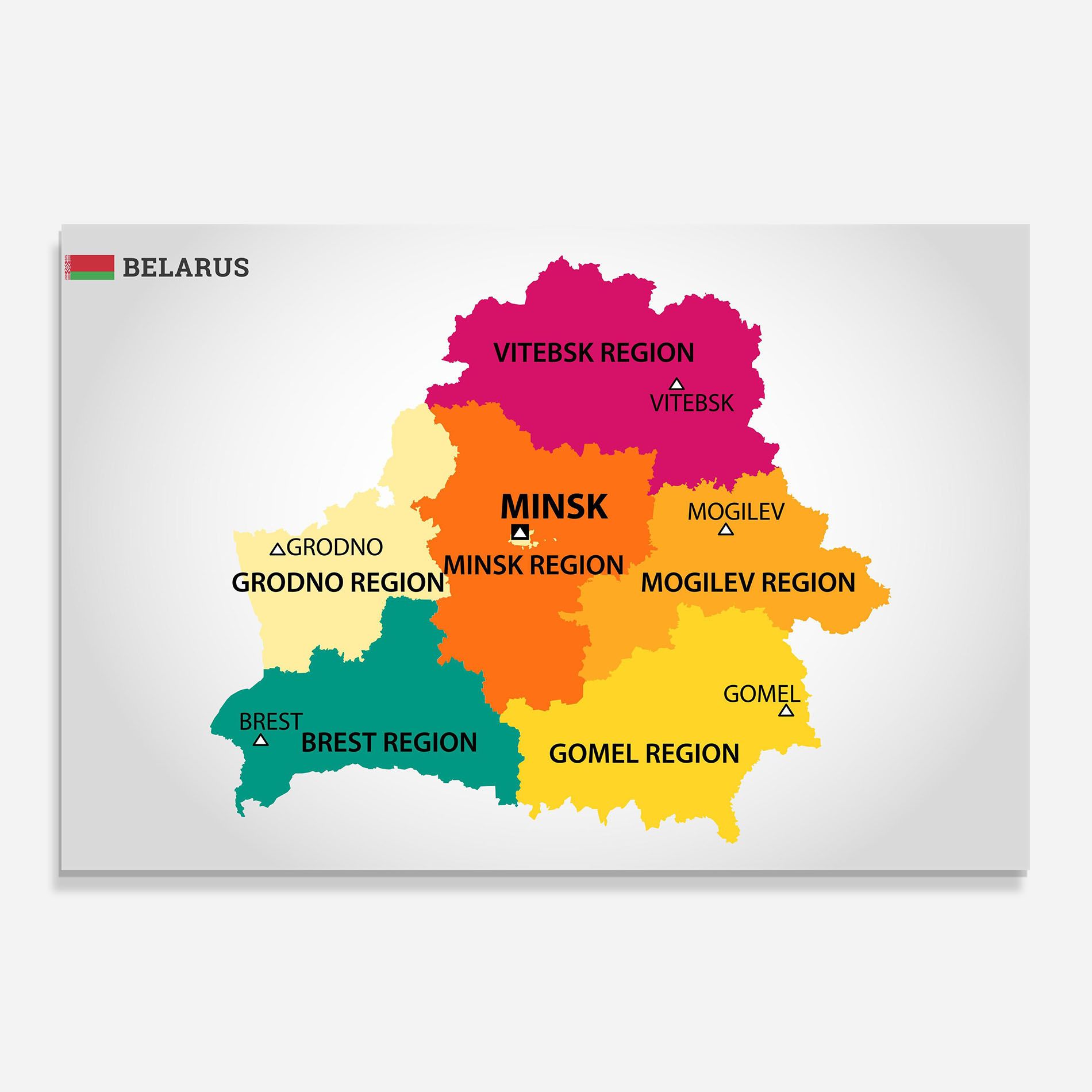 Belarus Color Map mockup 0