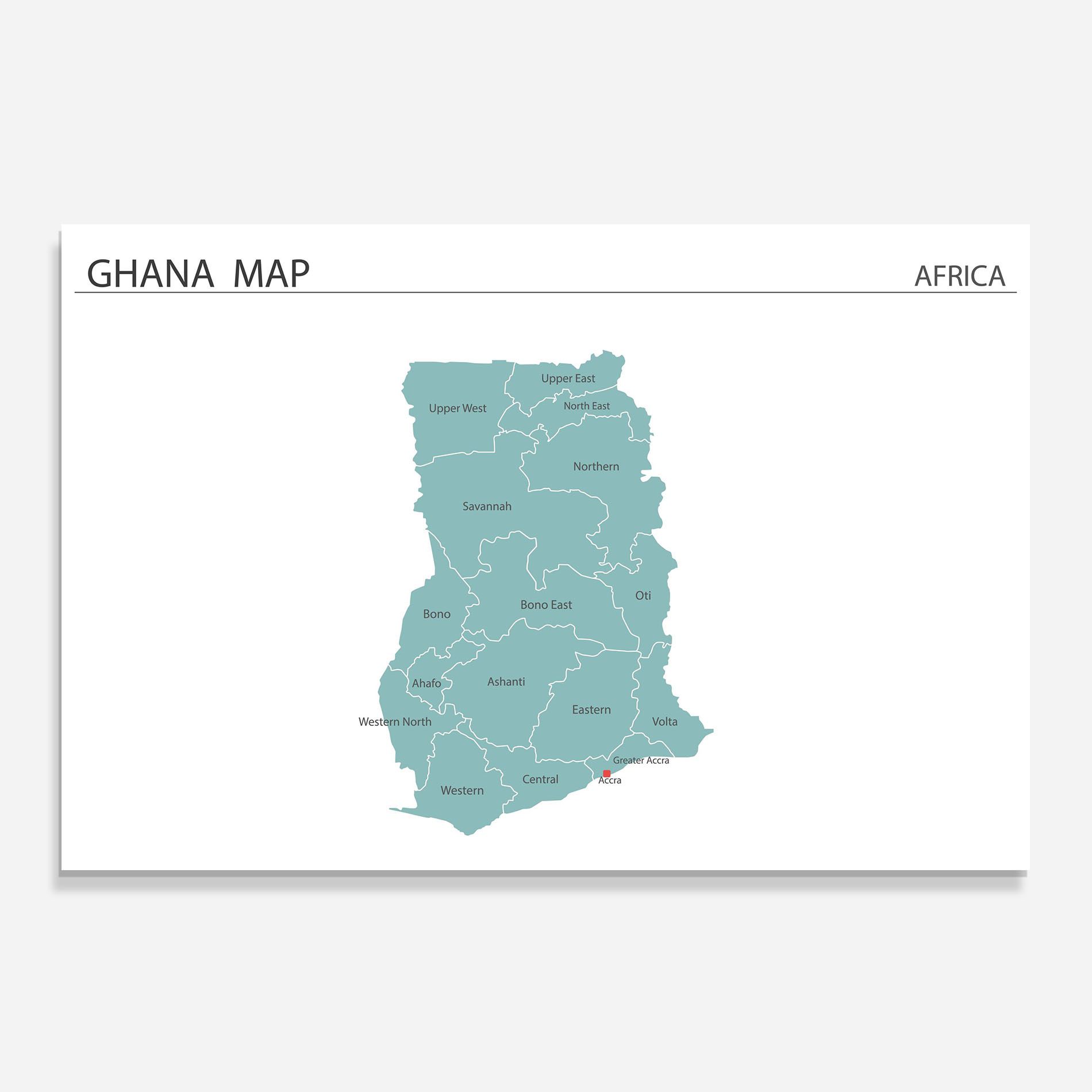 Ghana Map mockup 0
