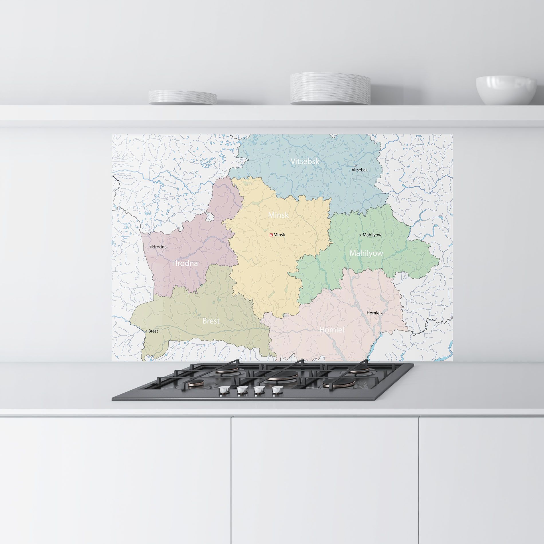 Belarus Map mockup 9