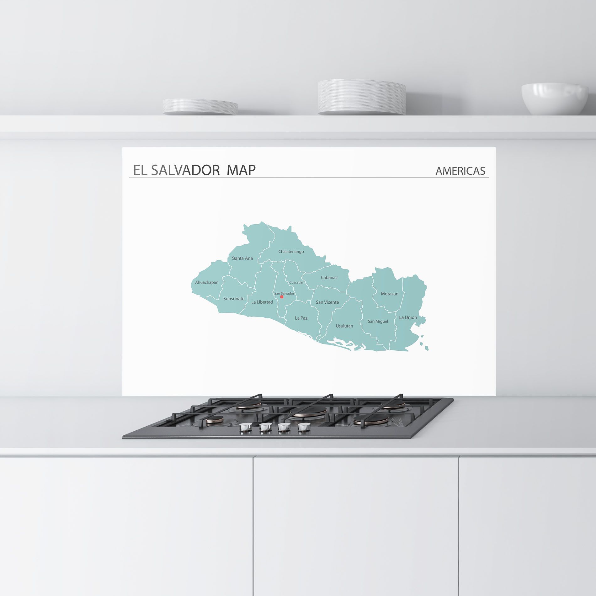 El Salvador Map mockup 9