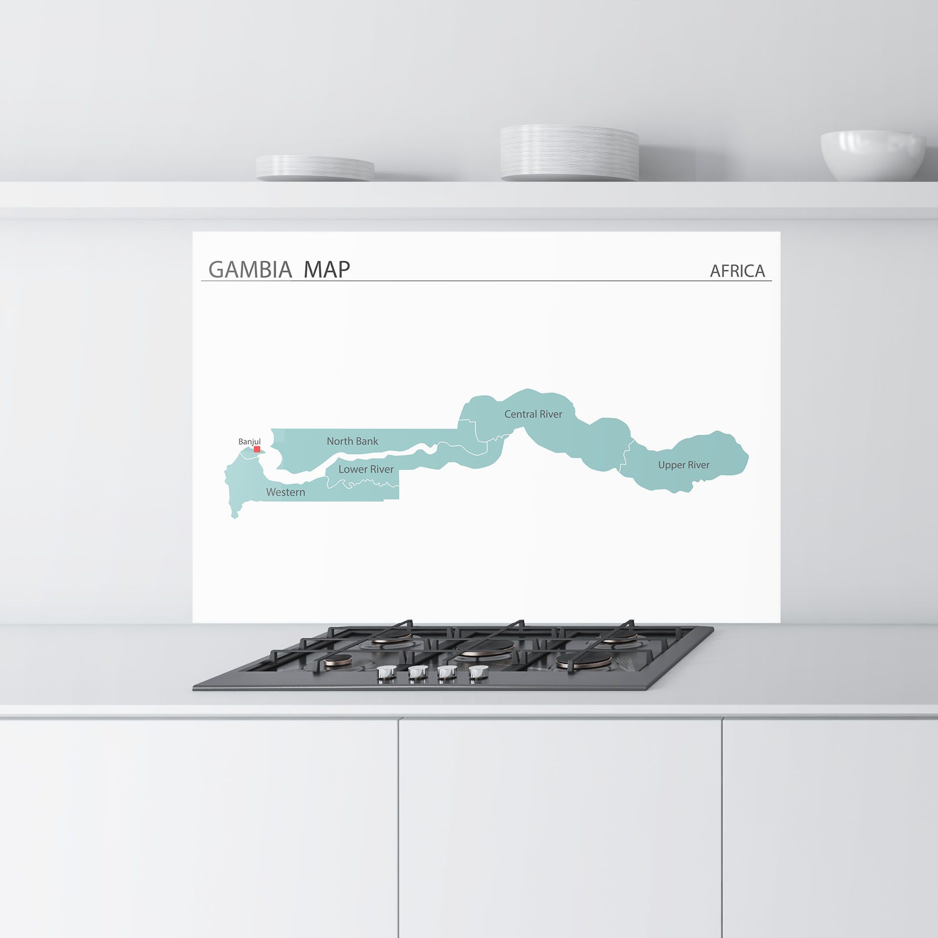 Gambia Map mockup 9